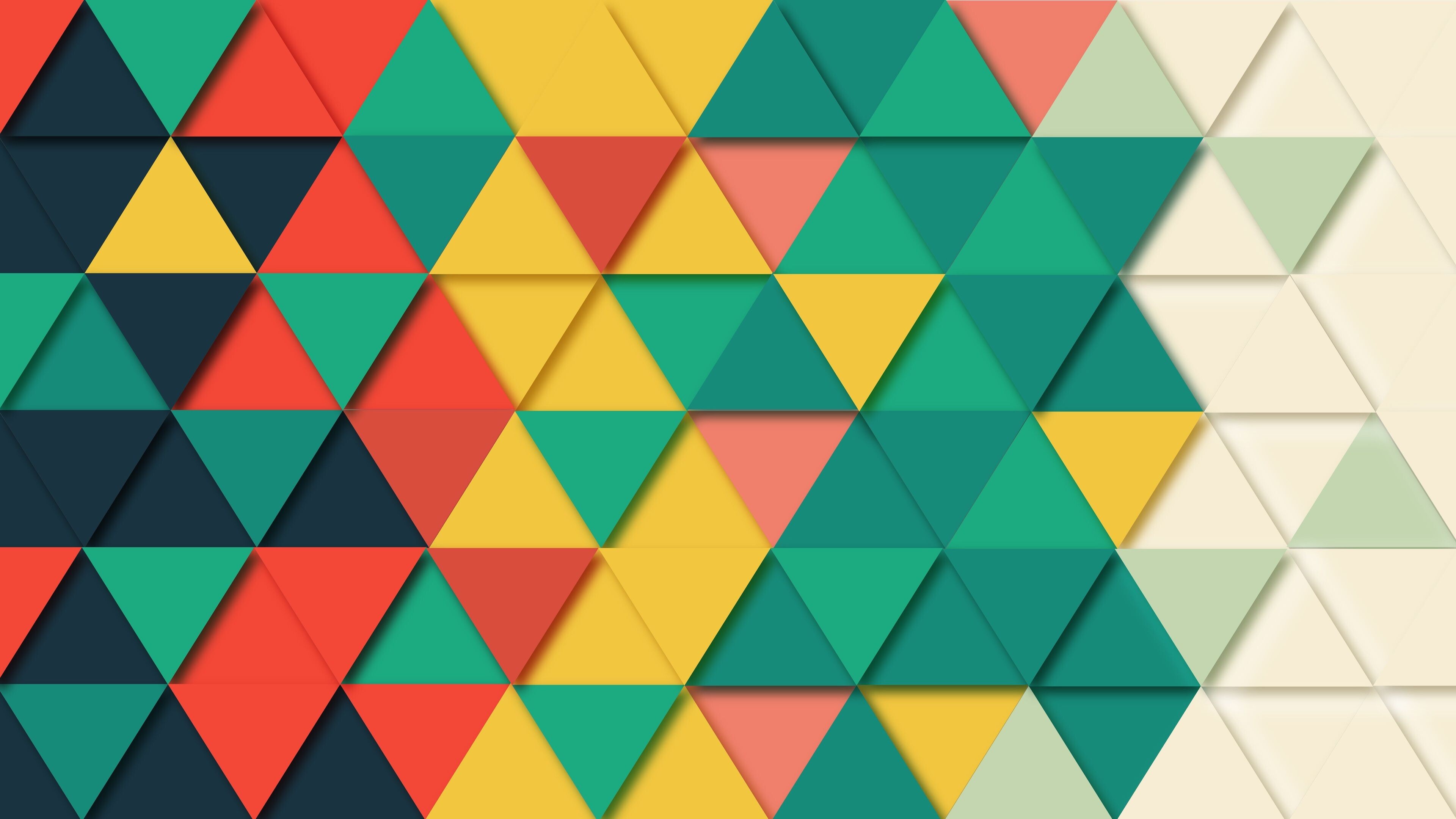 Artistic wallpaper, Abstract triangle, Creative design, Visual inspiration, 3840x2160 4K Desktop