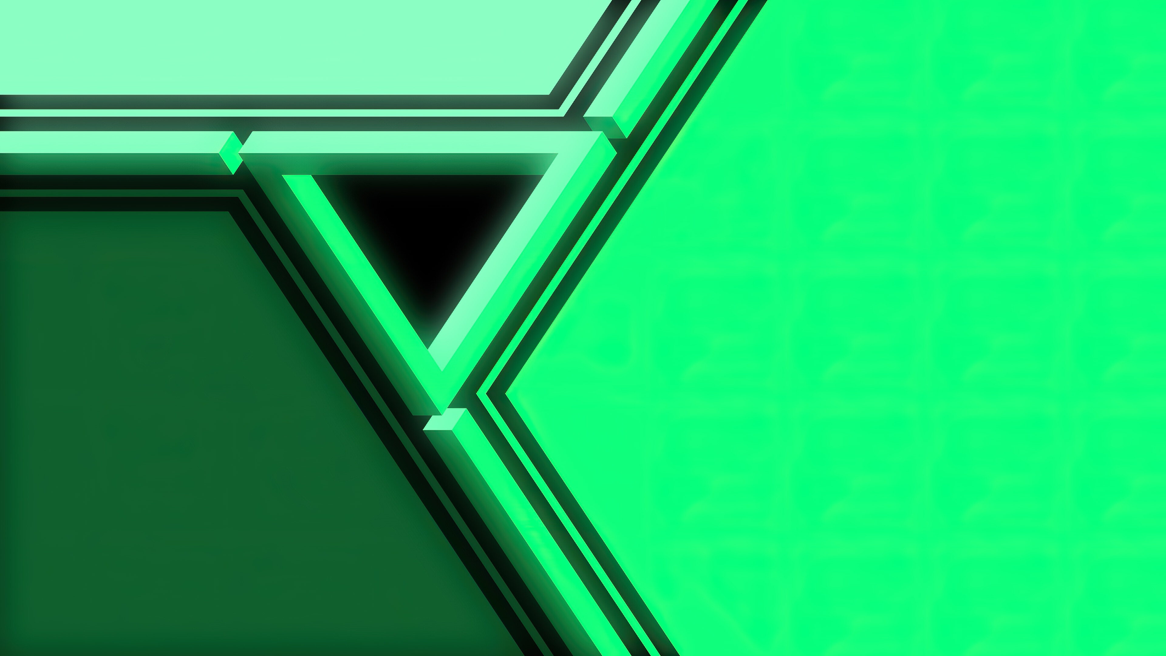 Penrose triangle art, Abstract shapes, Digital abstraction, Creative visuals, 3840x2160 4K Desktop