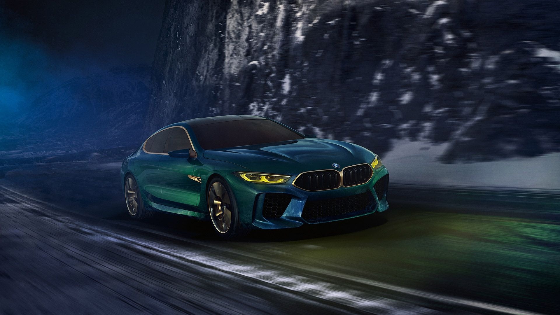 BMW M8, Free Wallpapers, High Speed, Sports Edition, Luxurious Ride, 1920x1080 Full HD Desktop