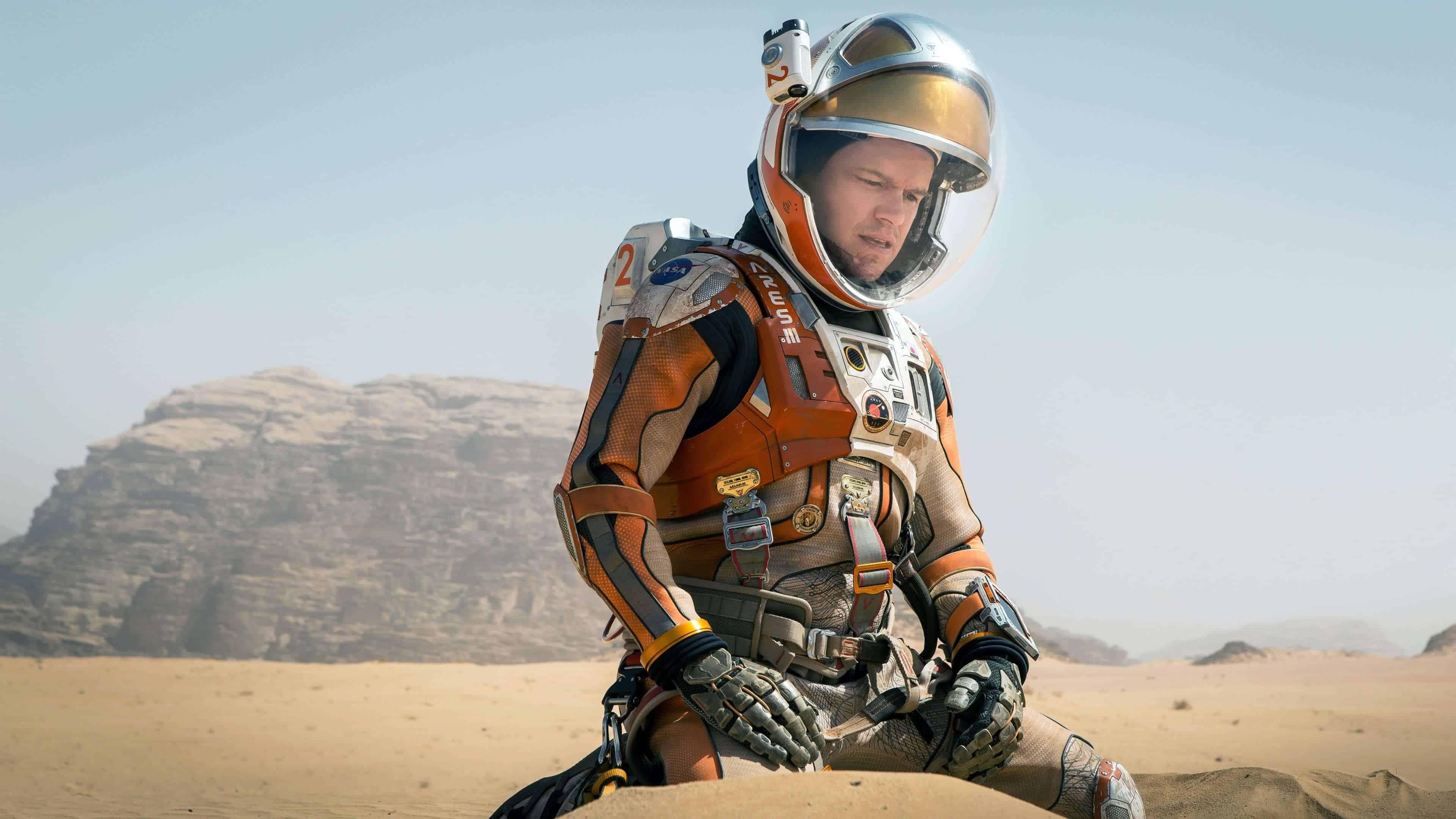 Mark Watney, The Martian, Matt Damon, Fantasy adventure, 3840x2160 4K Desktop