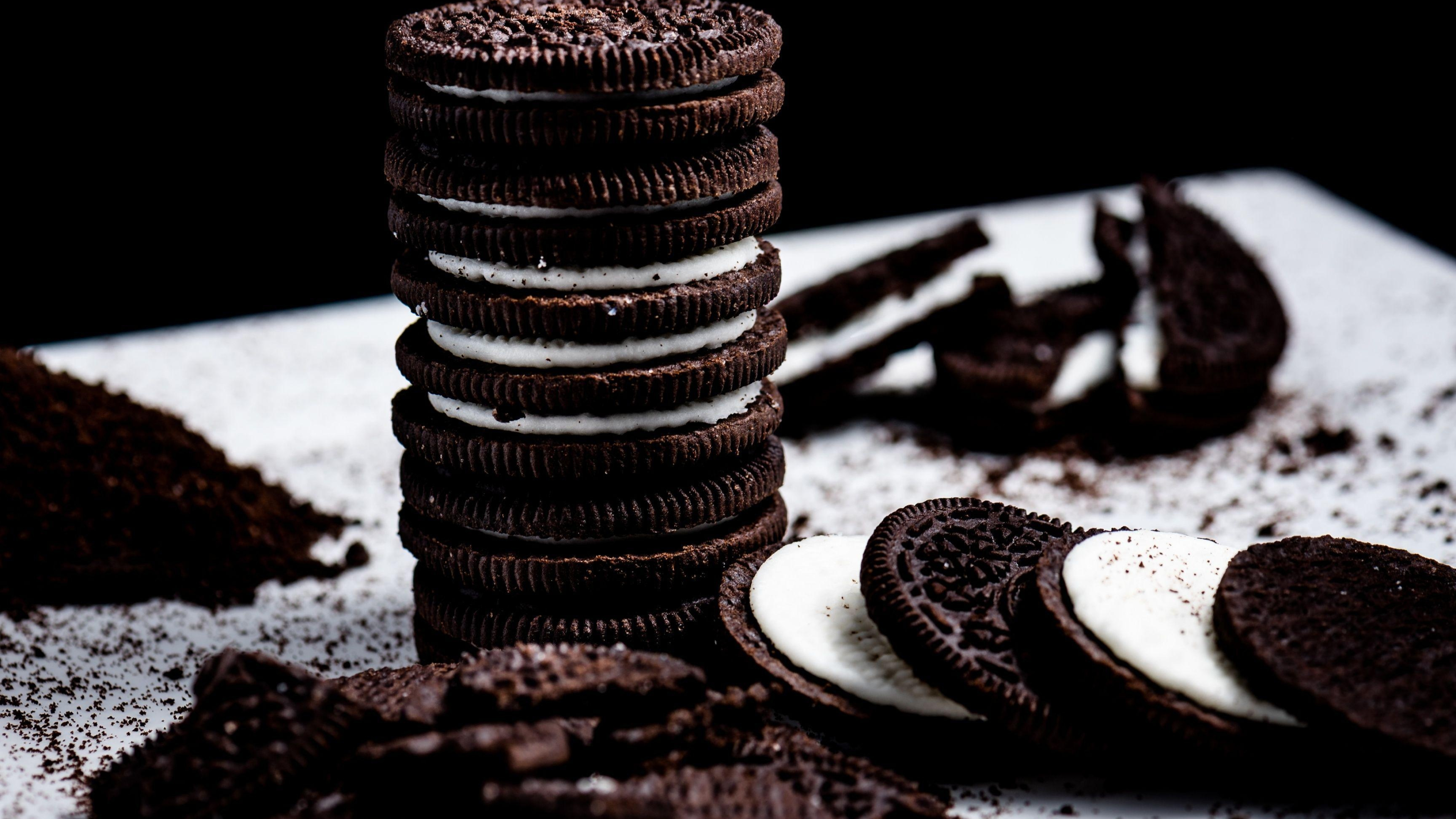 Oreo cookie wallpapers, Free oreo backgrounds, 3840x2160 4K Desktop