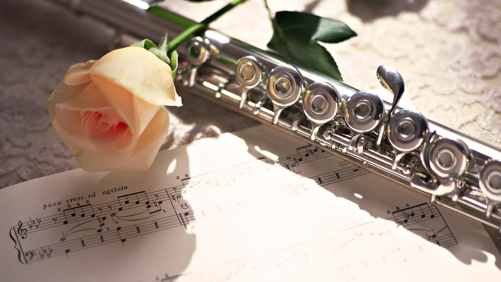 Flute, Musical instrument, Wallpaper, Music, 1920x1080 Full HD Desktop