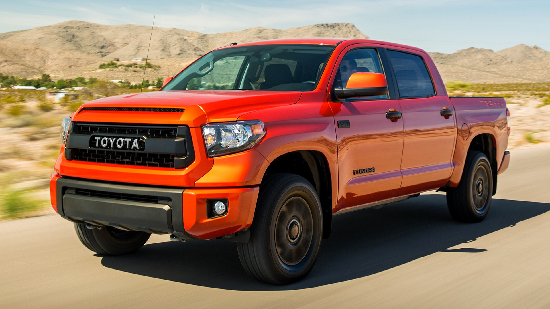 Toyota Tundra, TRD model, Double cab, Performance enhancements, 1920x1080 Full HD Desktop