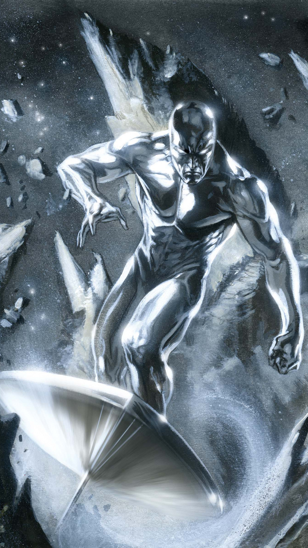 Silver Surfer HD wallpaper, Baltana, 1080x1920 Full HD Phone