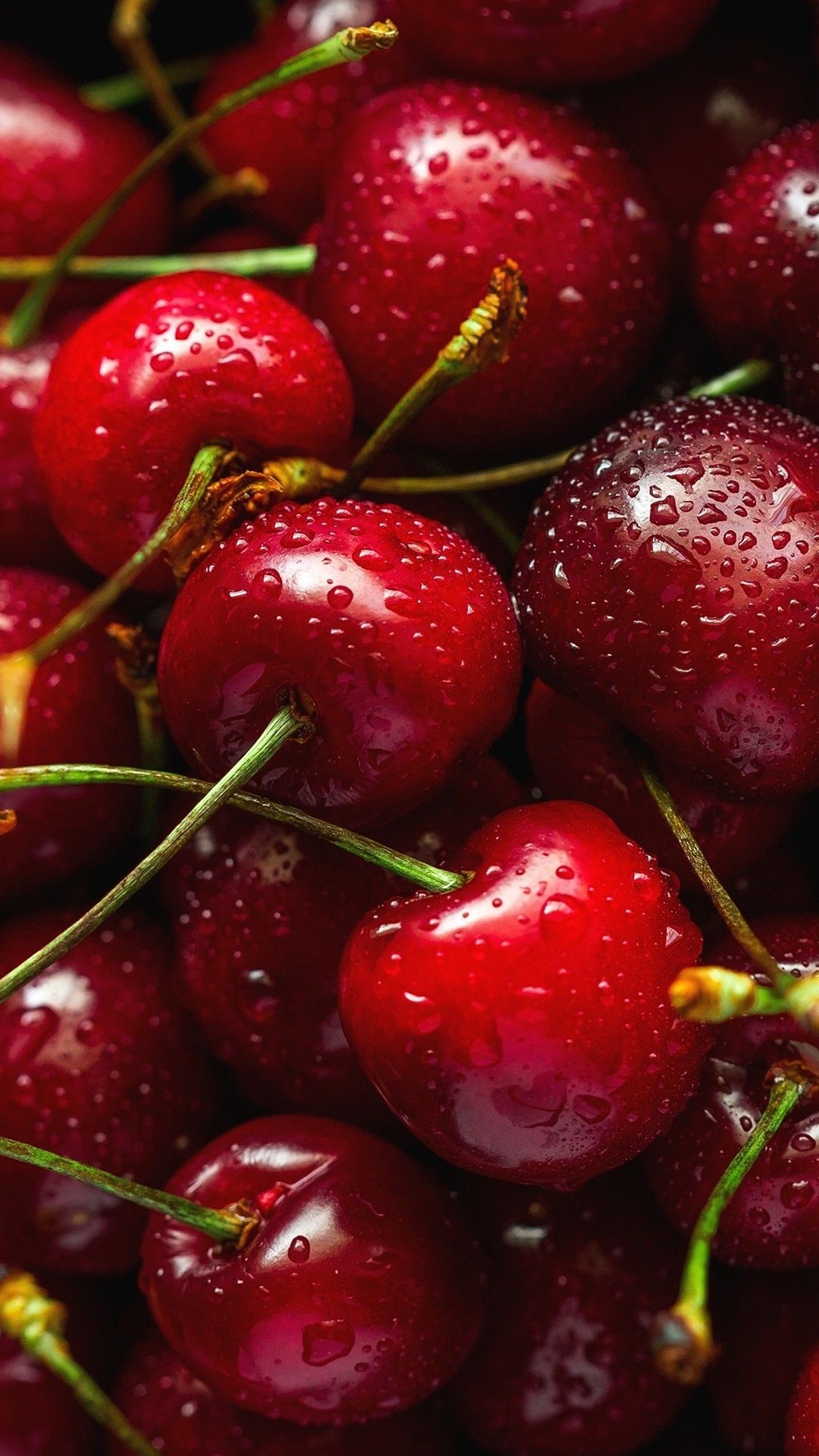 Red cherry enchantment, Stunning cherry backgrounds, Cherry beauty in HD, Wallpaper wonders, 1080x1920 Full HD Phone