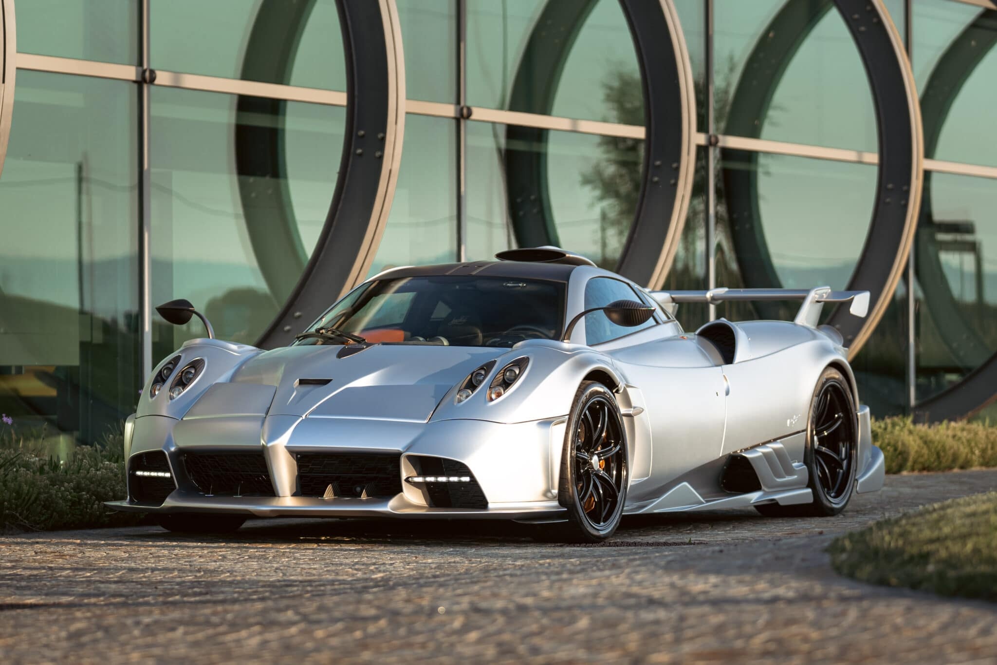 Pagani Imola, Pagani Automobili headquarters, cobblestone driveway, HD Desktop wallpaper