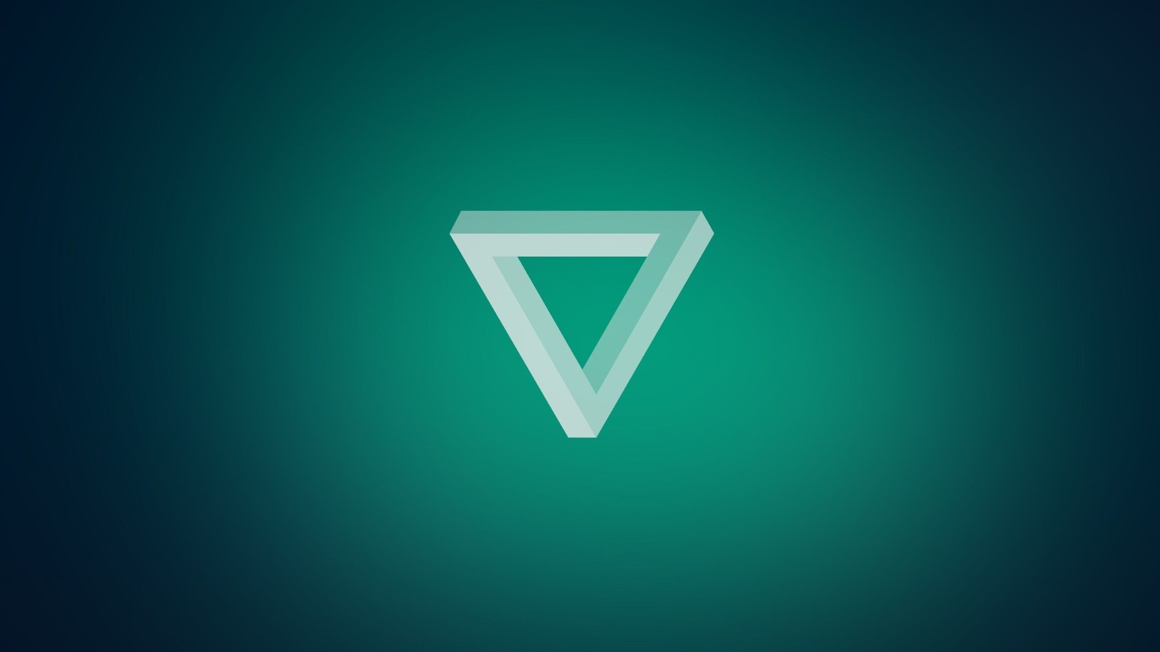 Hipster art, Post-modern design, Abstract minimalism, Teal color palette, 3840x2160 4K Desktop