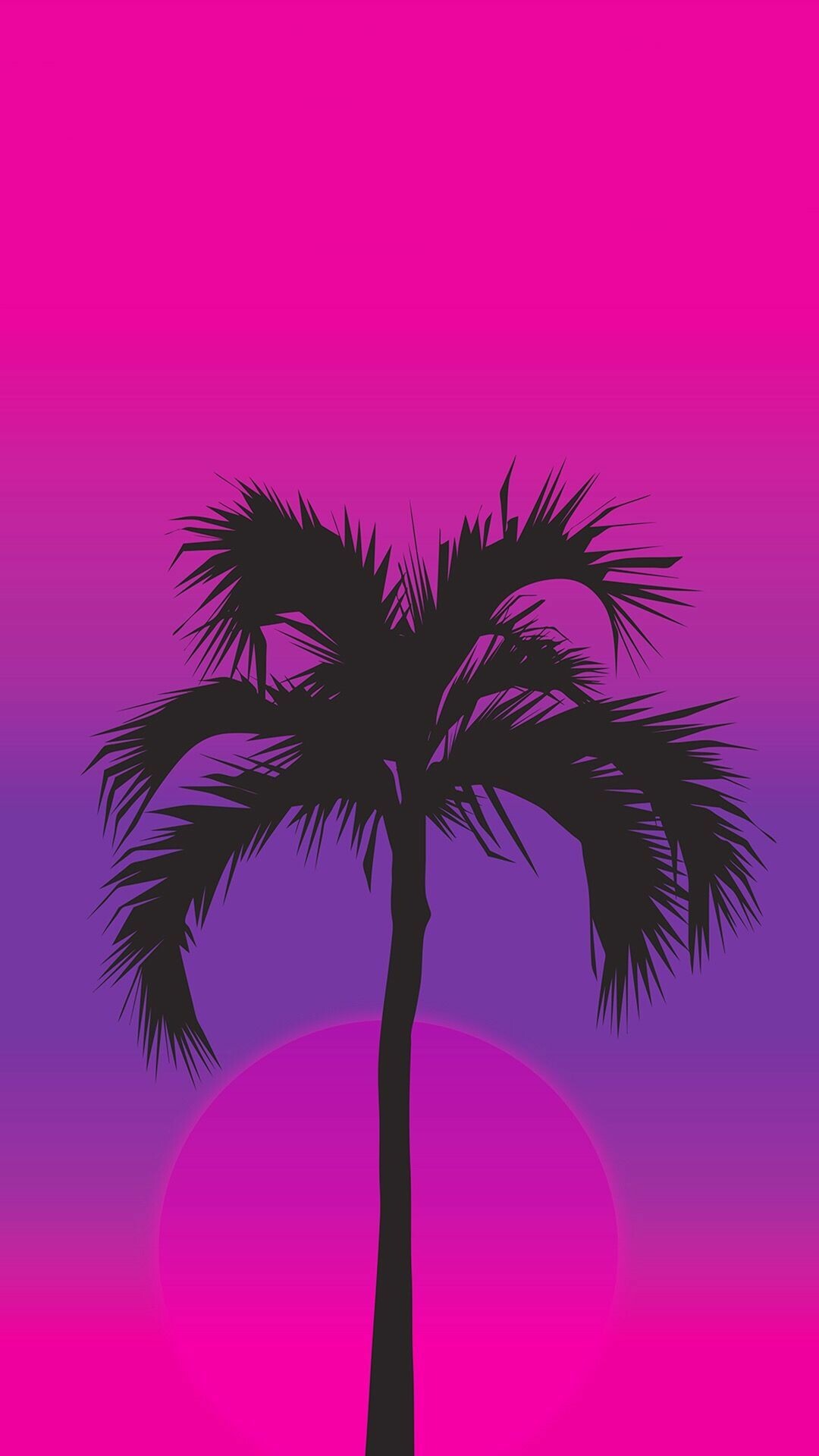 Palm tree wallpapers, Cartoon style, Playful design, Fun and whimsical, 1080x1920 Full HD Phone