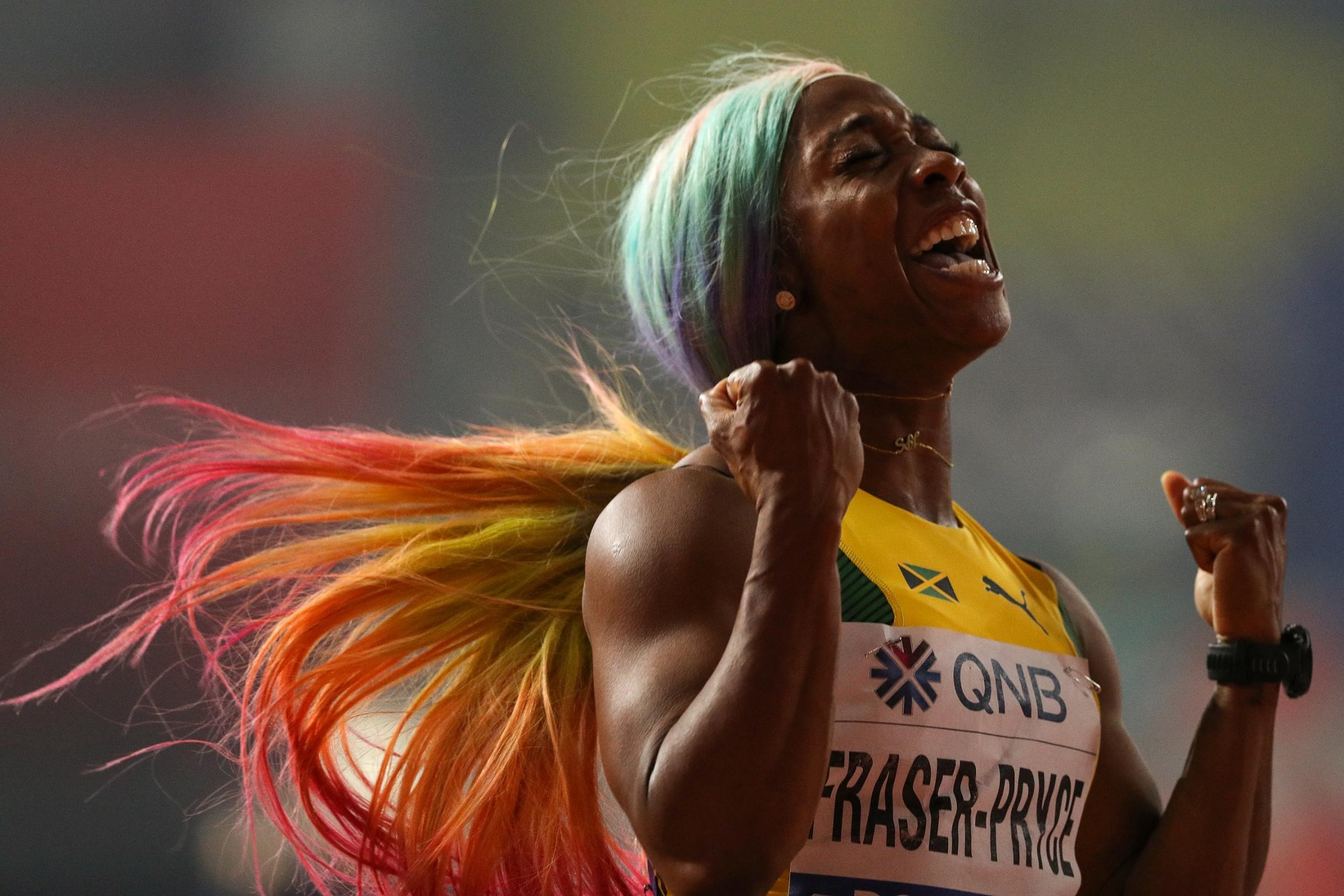 Shelly-Ann Fraser-Pryce, Fastest woman in the world, CNN headline, Sprinting sensation, 2440x1630 HD Desktop