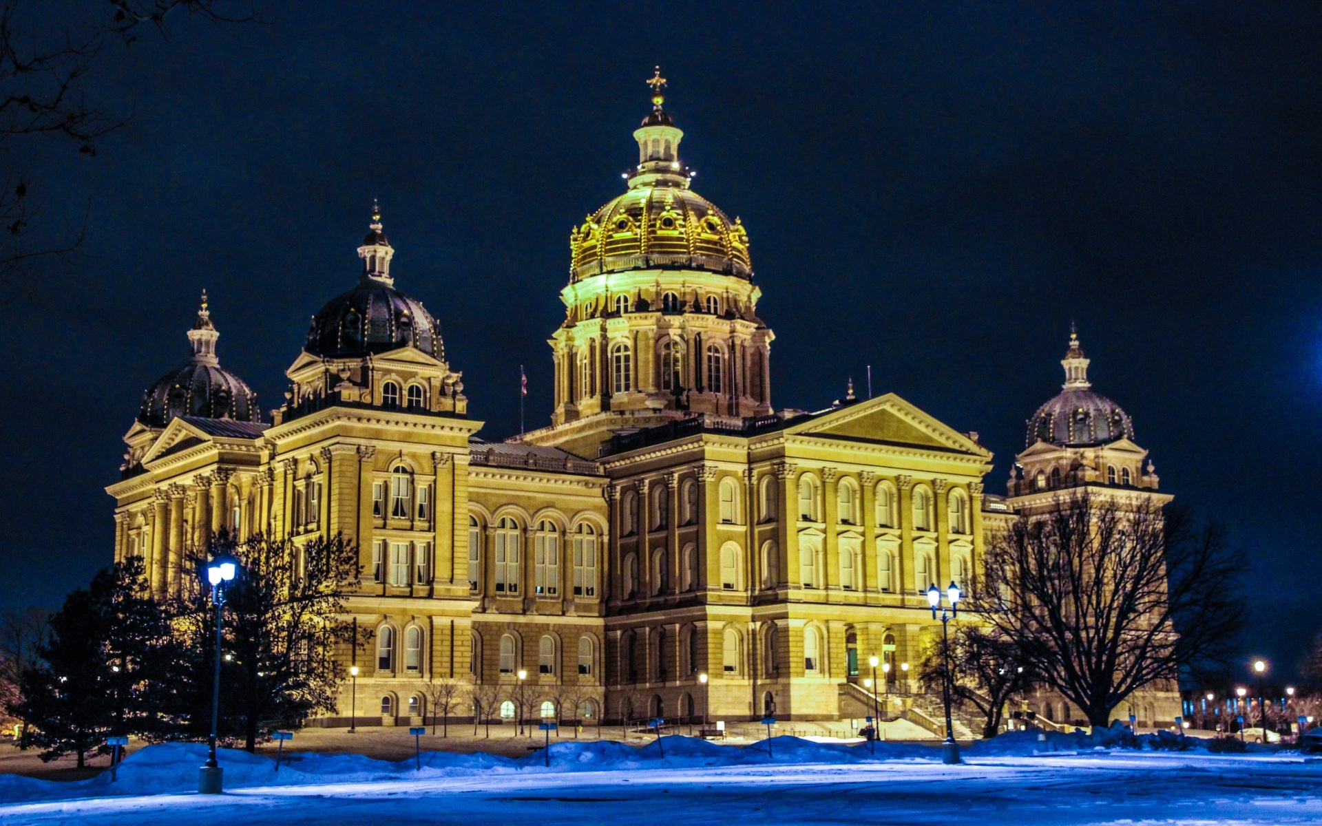 Iowa State Capitol, HD Wallpaper, Background, Travels, 1920x1200 HD Desktop