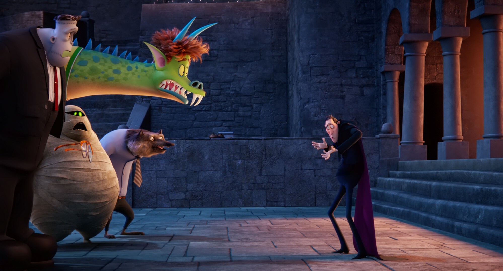 Hotel Transylvania: Transformania, Animated comedy, Monster family, Dracula, 2000x1080 HD Desktop