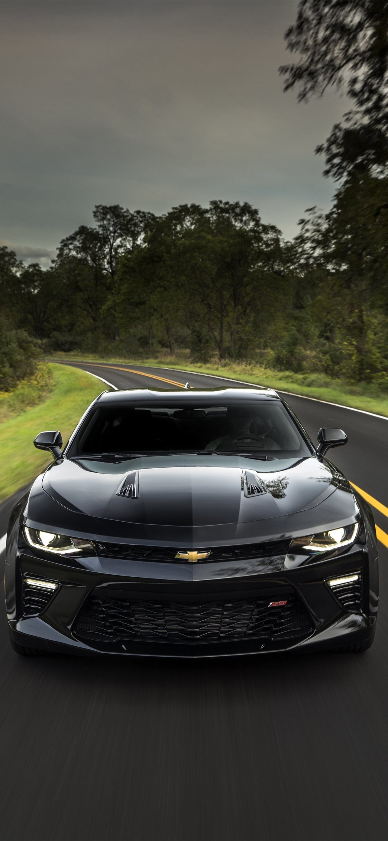 Chevrolet Camaro, GS model, iPhone HD wallpapers, 1290x2780 HD Phone