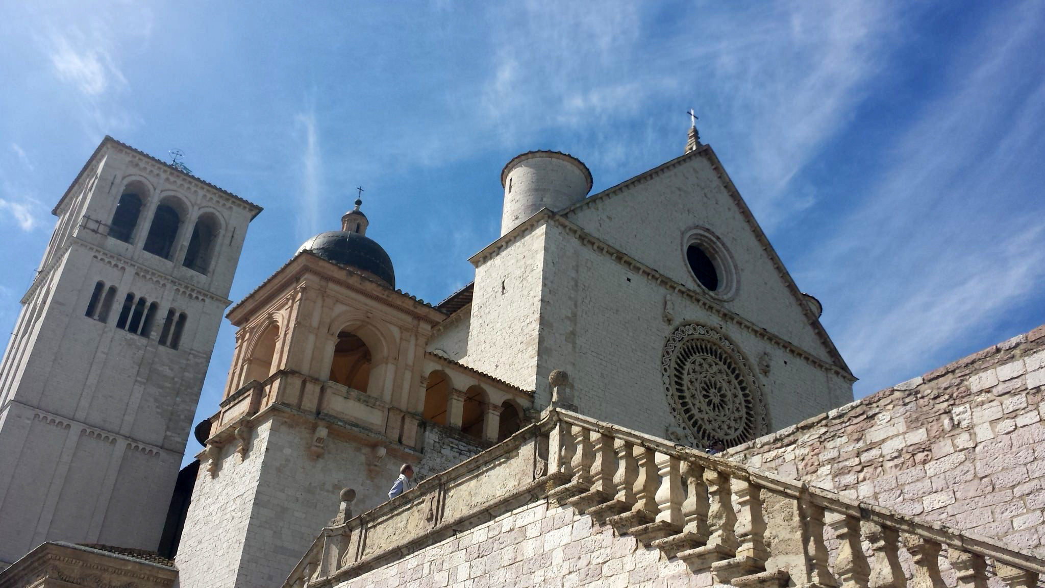 Italian frescoes, St. Francis cathedral, 2050x1160 HD Desktop