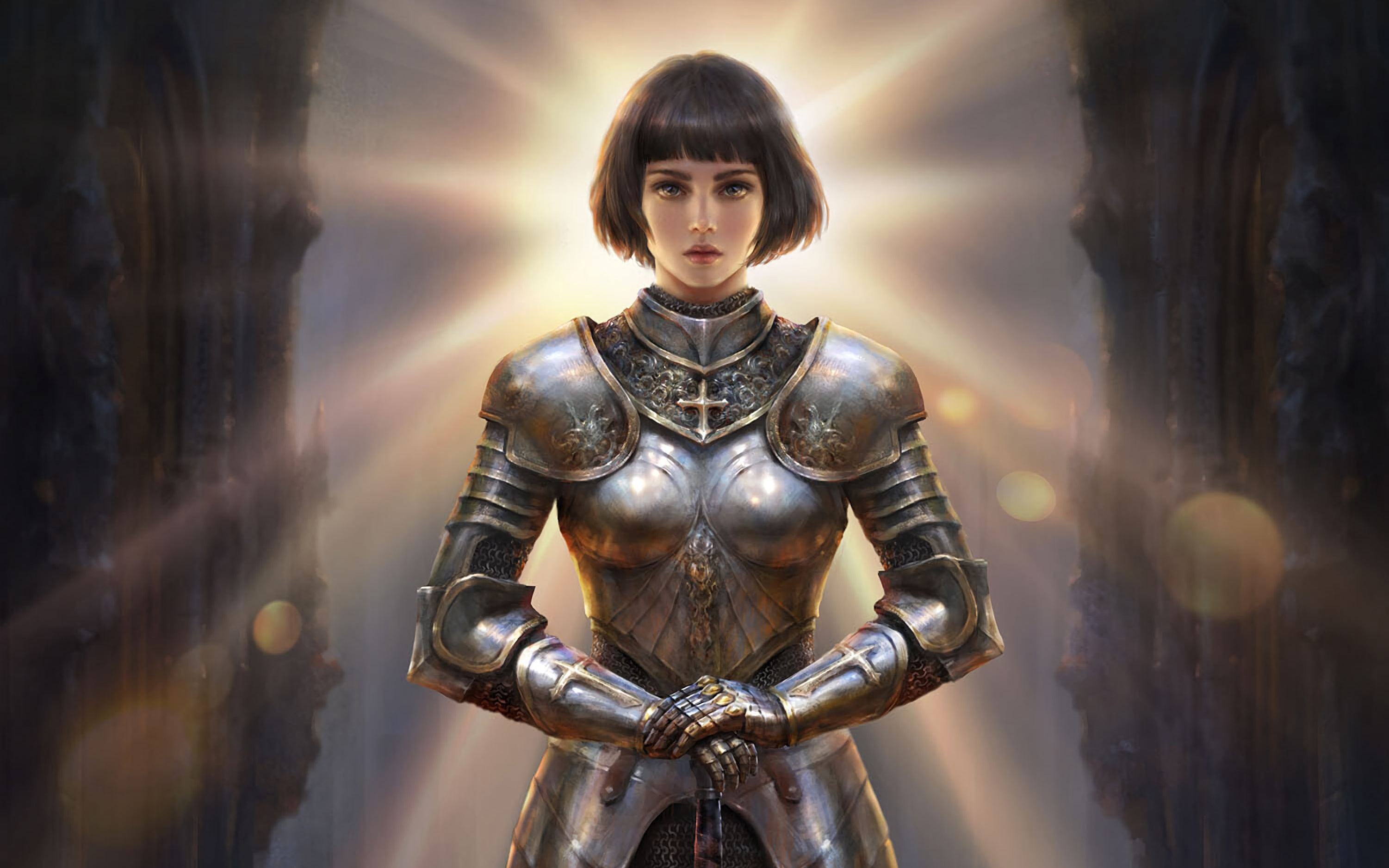 Joan of Arc, Heroic martyr, French heroine, Historical figure, 3010x1880 HD Desktop