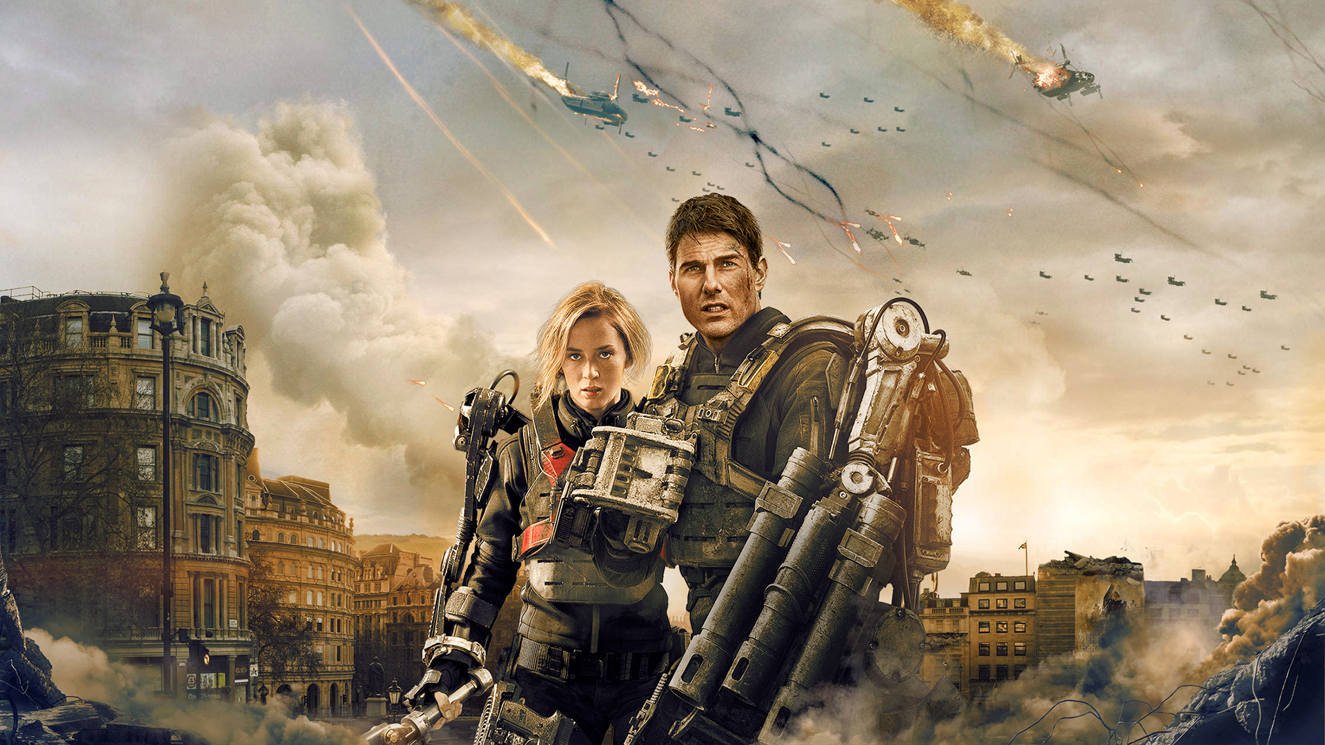 Edge of Tomorrow, Heroic sacrifices, Time-bending action, Tom Cruise, 1920x1080 Full HD Desktop