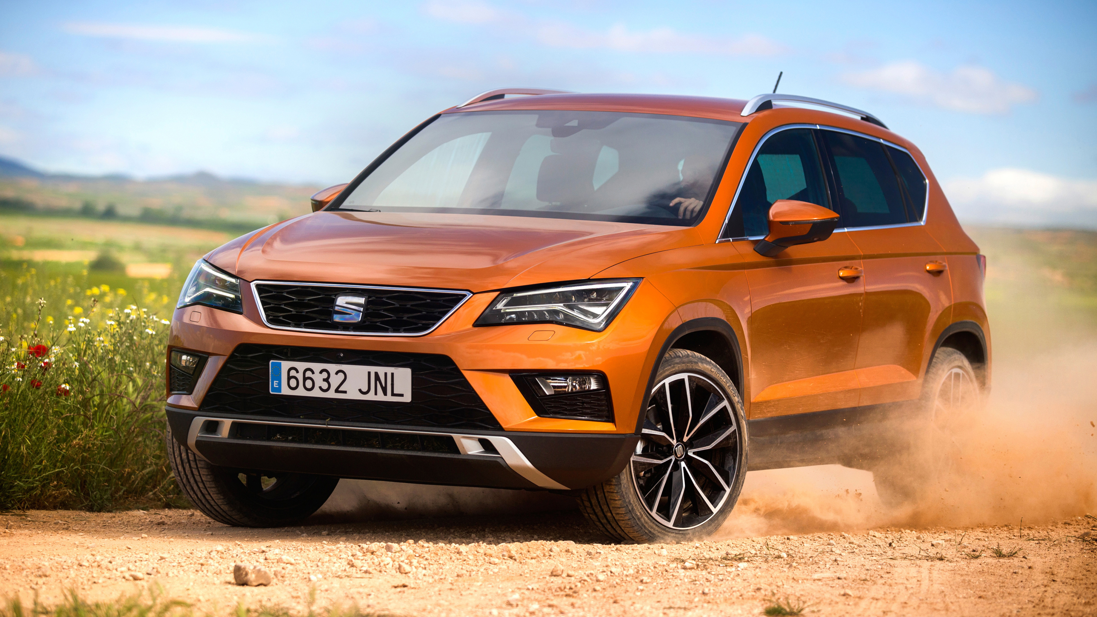 Seat Ateca, 2016, Car pixel, Car wallpapers, 3840x2160 4K Desktop