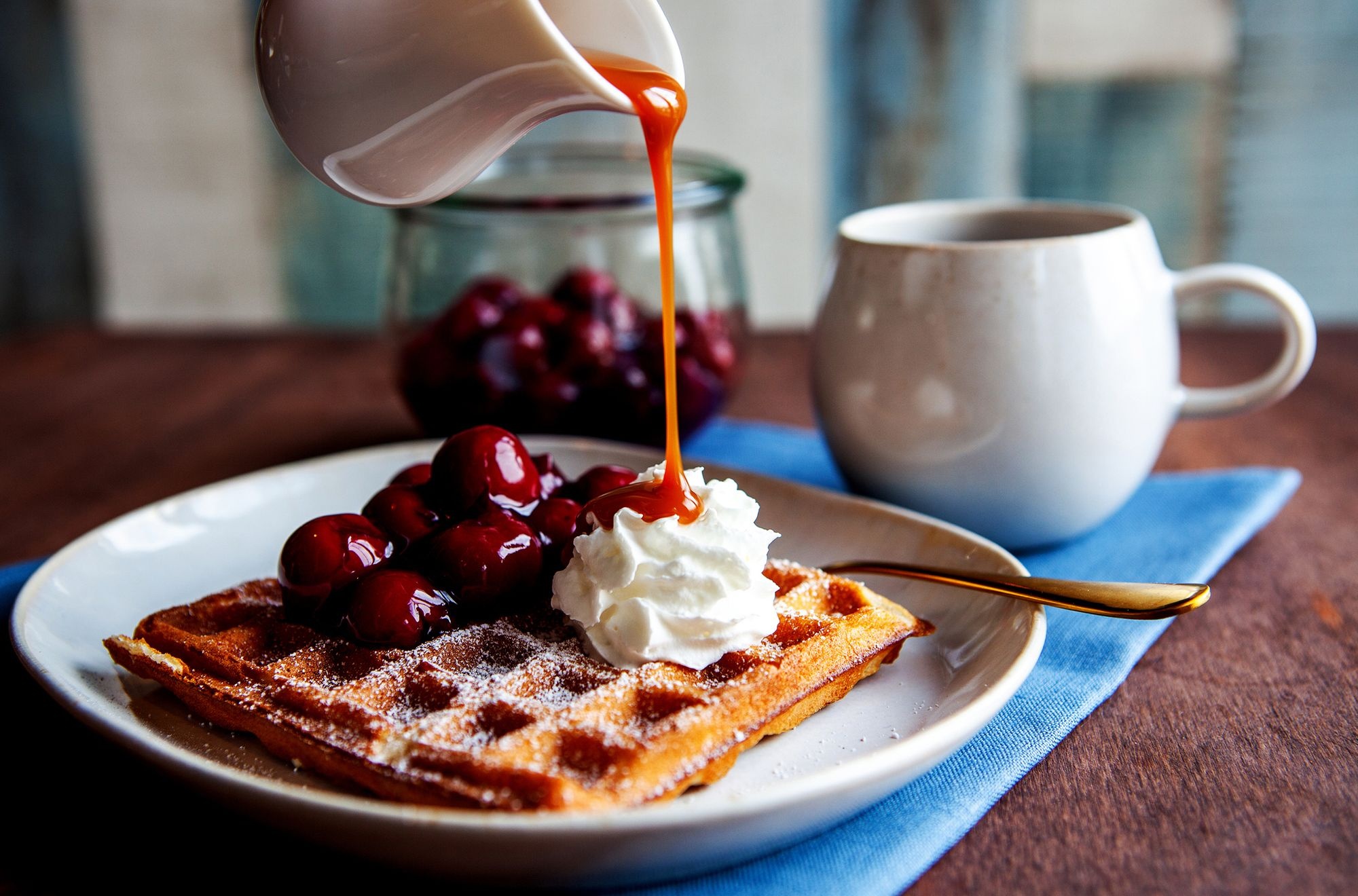 Homemade waffle recipe, Breakfast favorite, Golden and crispy, Easy and delicious, 2000x1320 HD Desktop