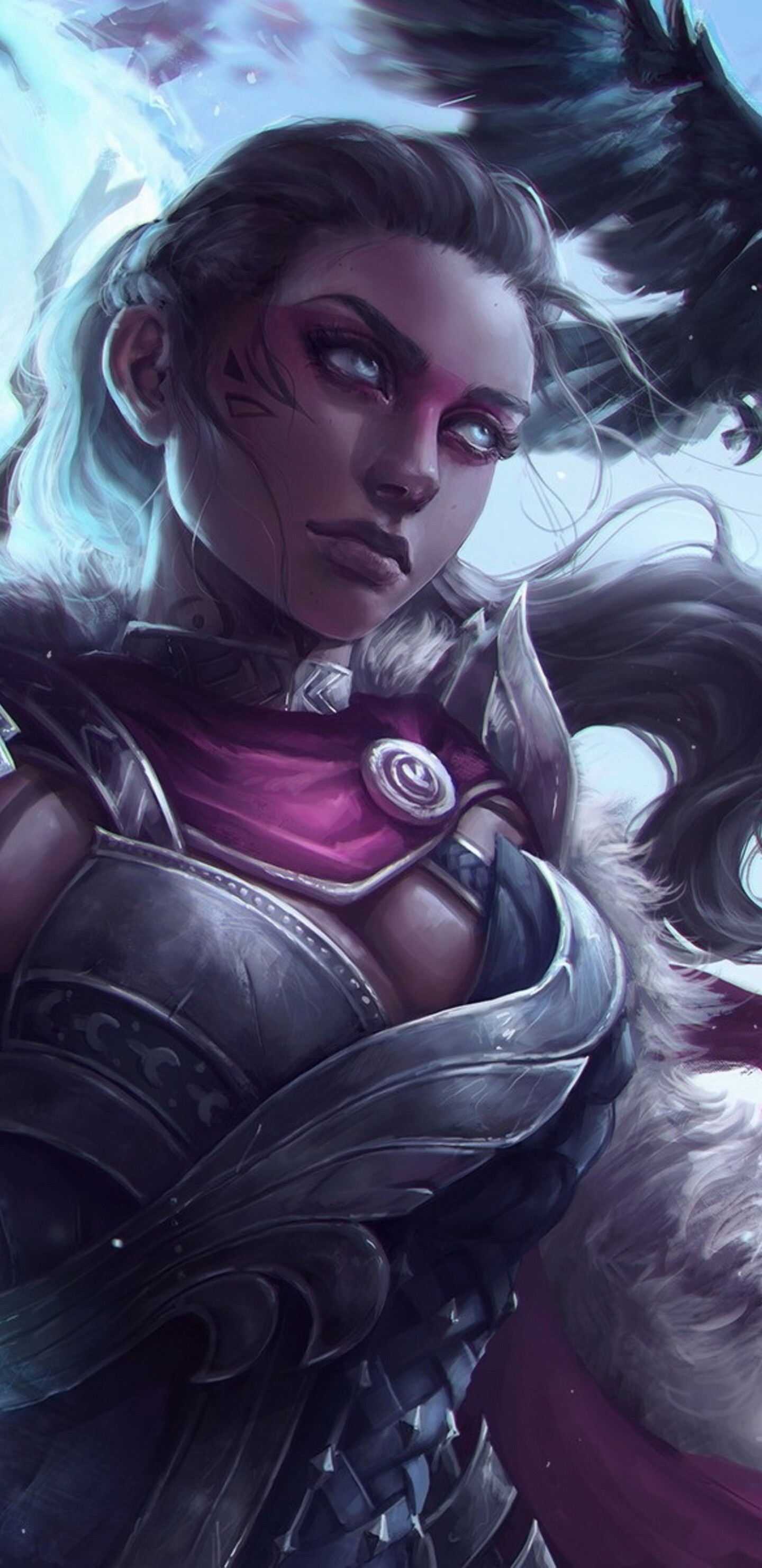 Guild Wars, Woman warrior, Samsung Galaxy Note 9, HD 4K wallpapers, 1440x2960 HD Phone