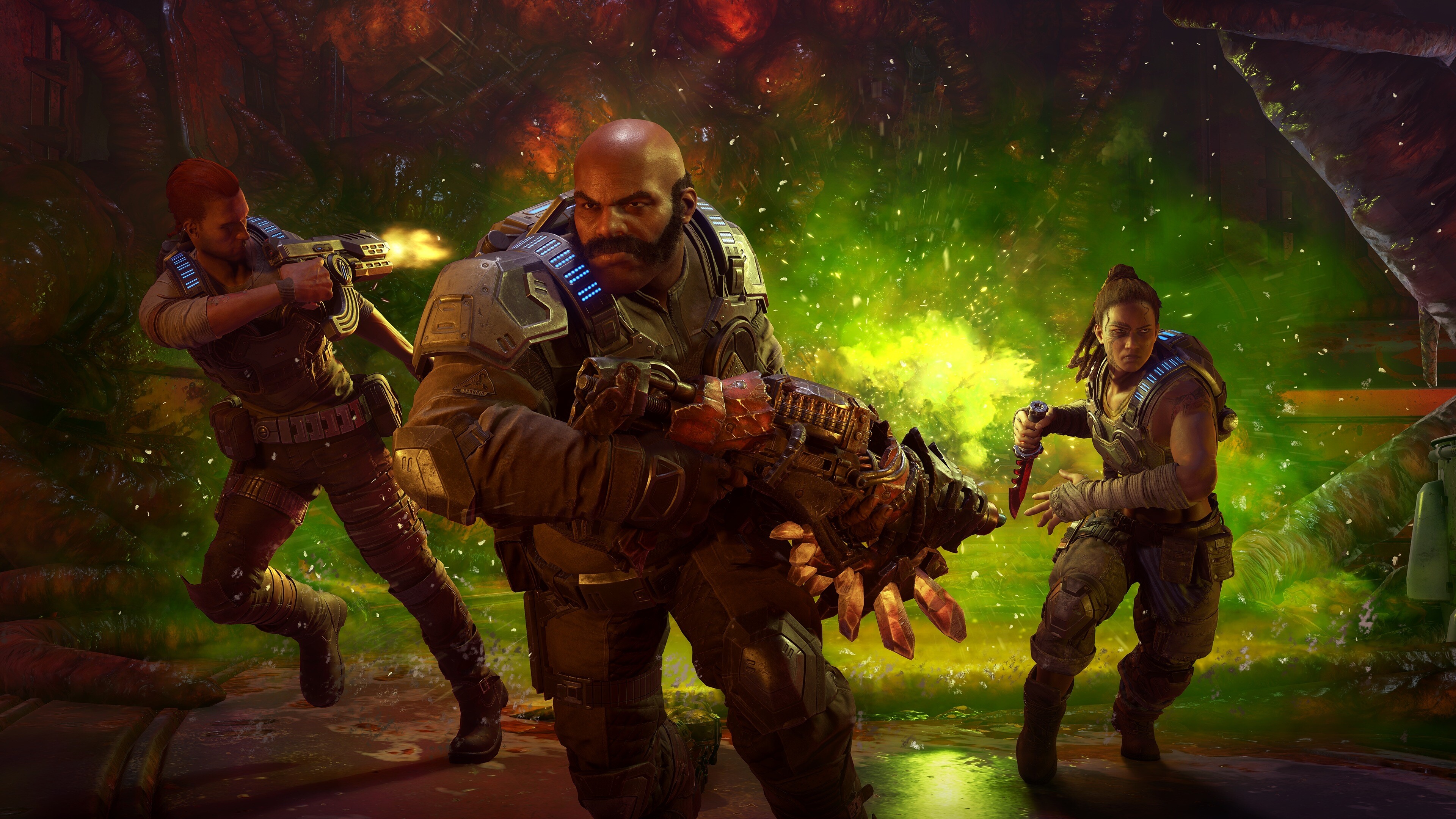 Hivebusters, Gears of War Wallpaper, 3840x2160 4K Desktop