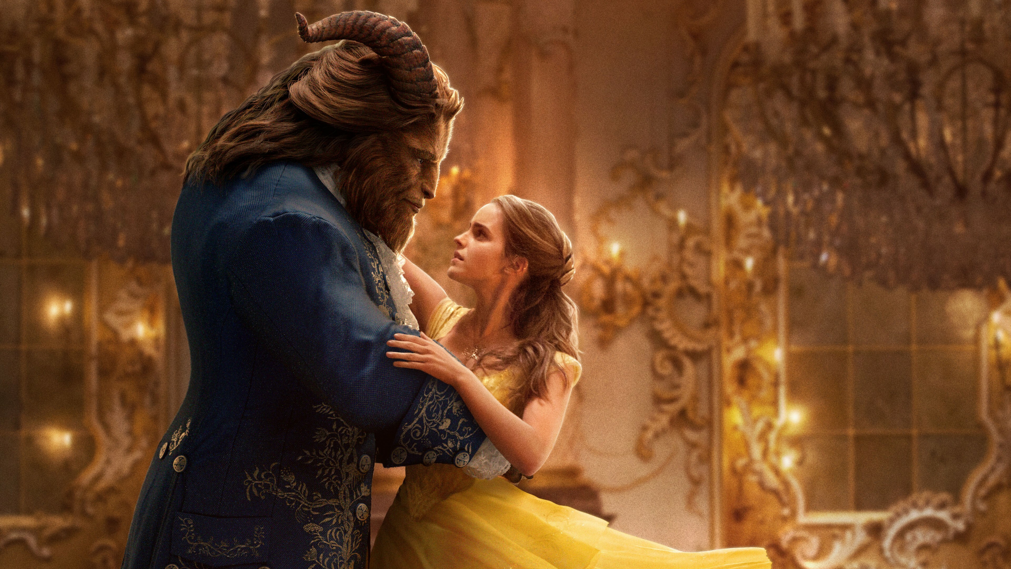 Bill Condon's film, Beauty and the Beast Wallpaper, 3840x2160 4K Desktop