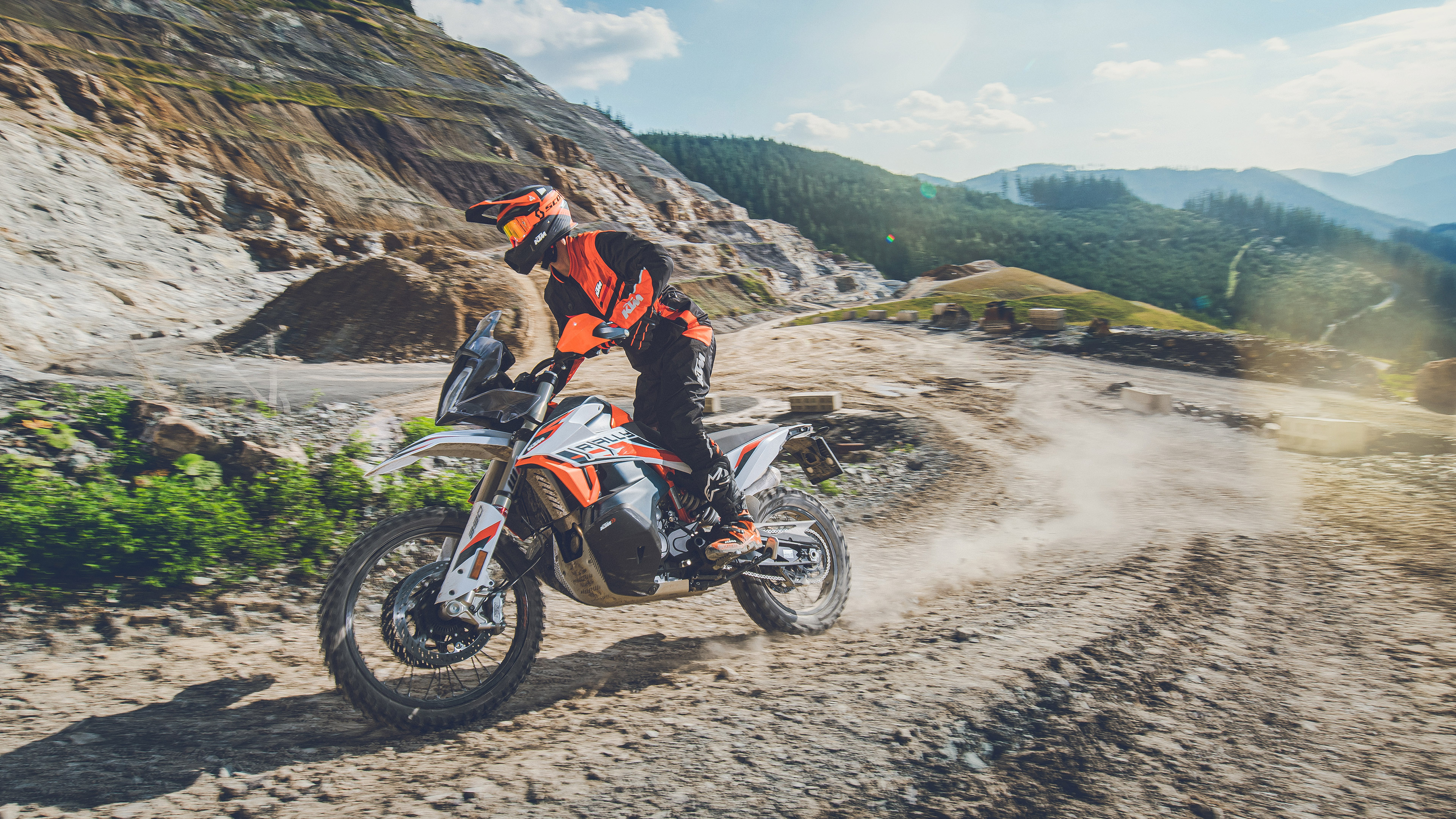 KTM 890 Adventure, R Rally edition, High-performance off-roader, Latest 2021 model, 3840x2160 4K Desktop