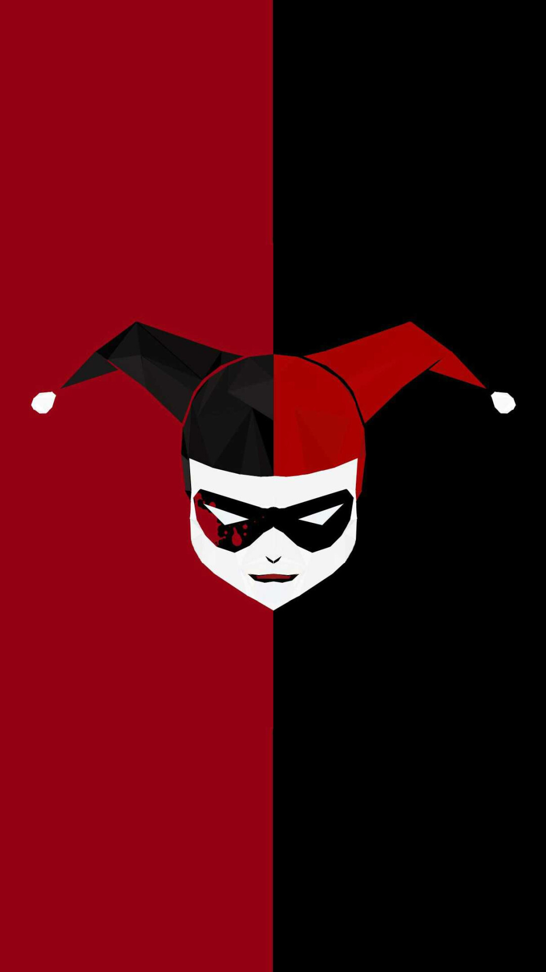 Harley Quin, Comic book villain, Joker's accomplice, Colorful chaos, 1080x1920 Full HD Phone