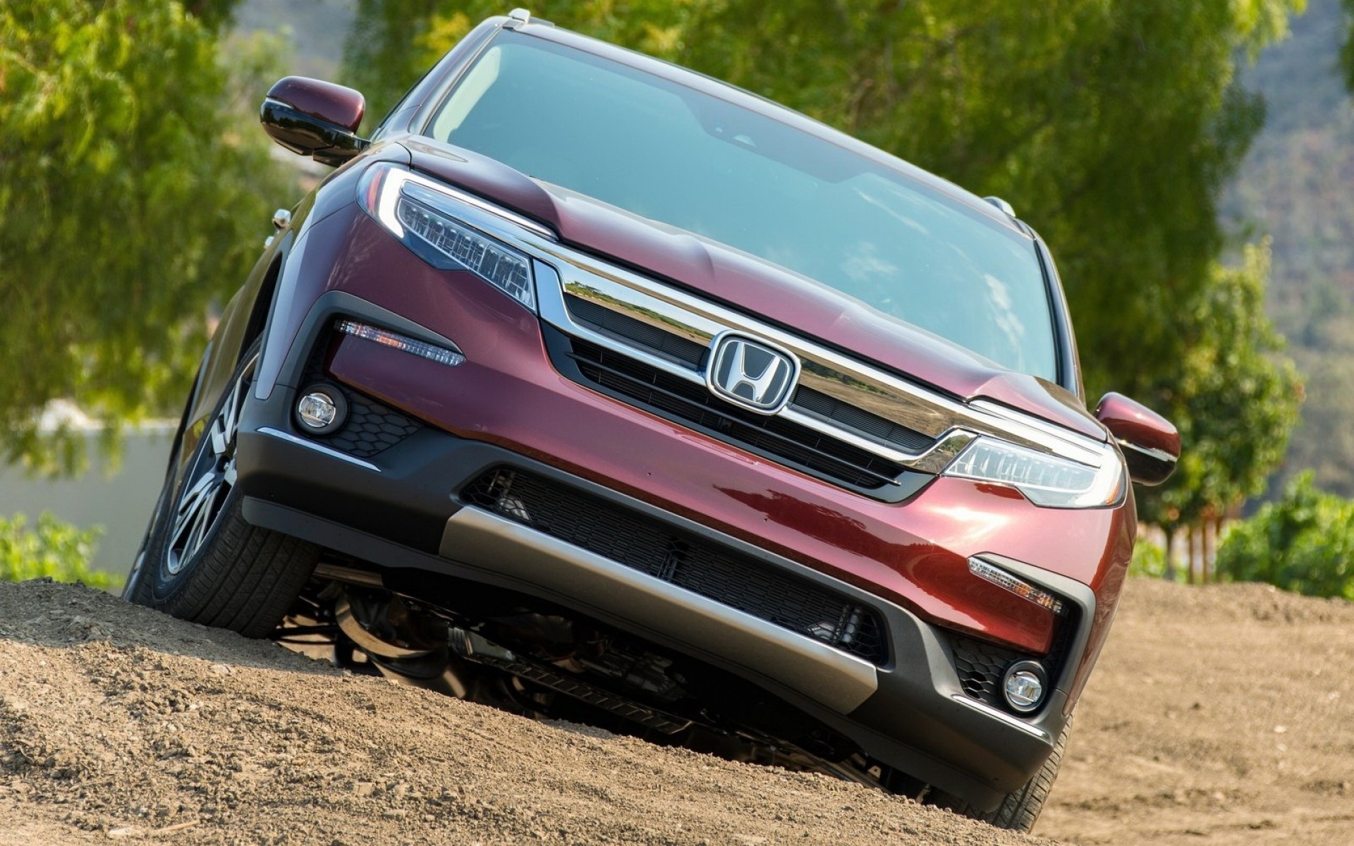 Honda Pilot offroad adventure, 2019 cars, Hills terrain, New Pilot SUVs, 1920x1200 HD Desktop