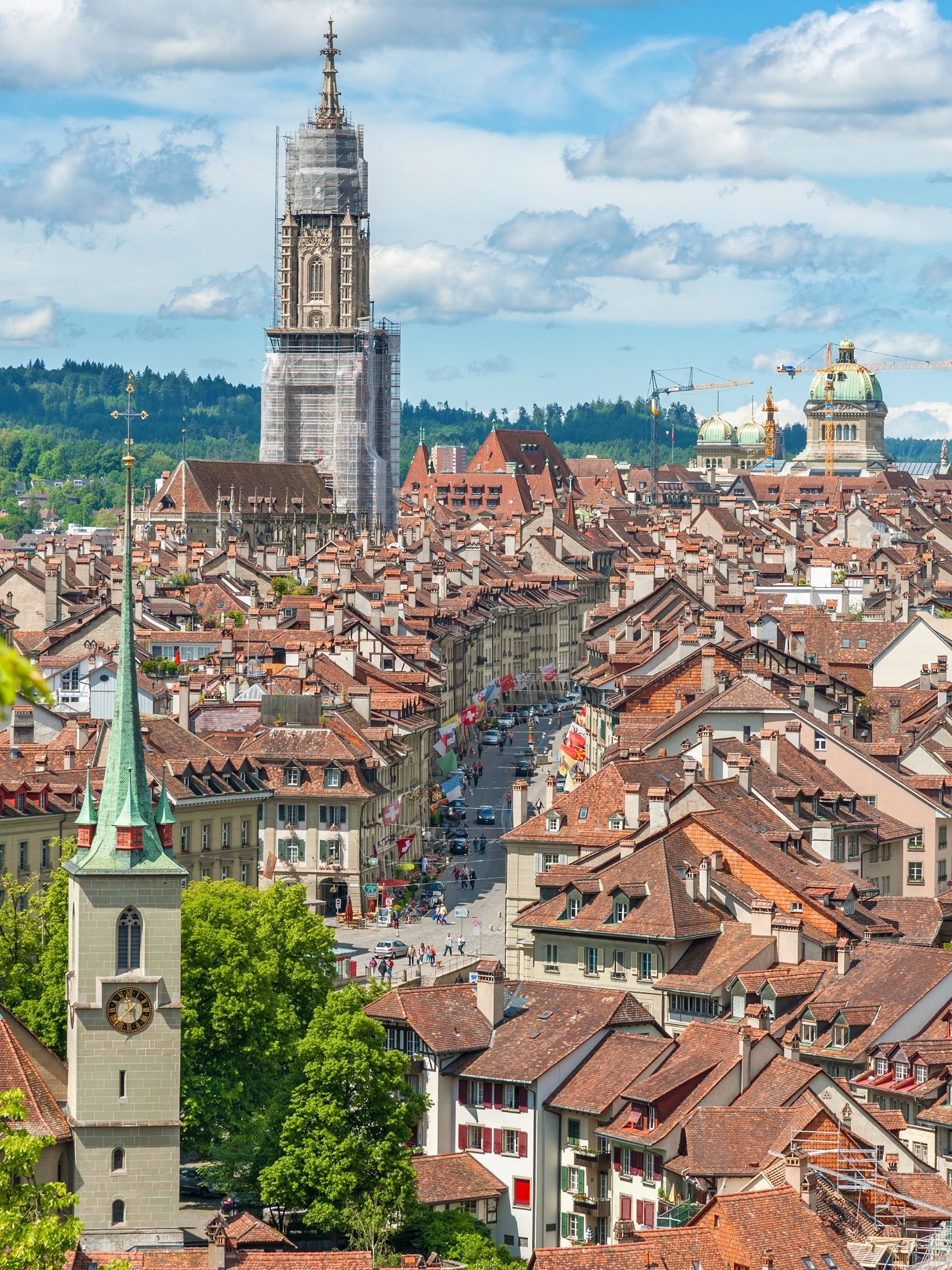 Bern Switzerland, Capital city, Alpine charm, Swiss landscapes, 1730x2310 HD Phone