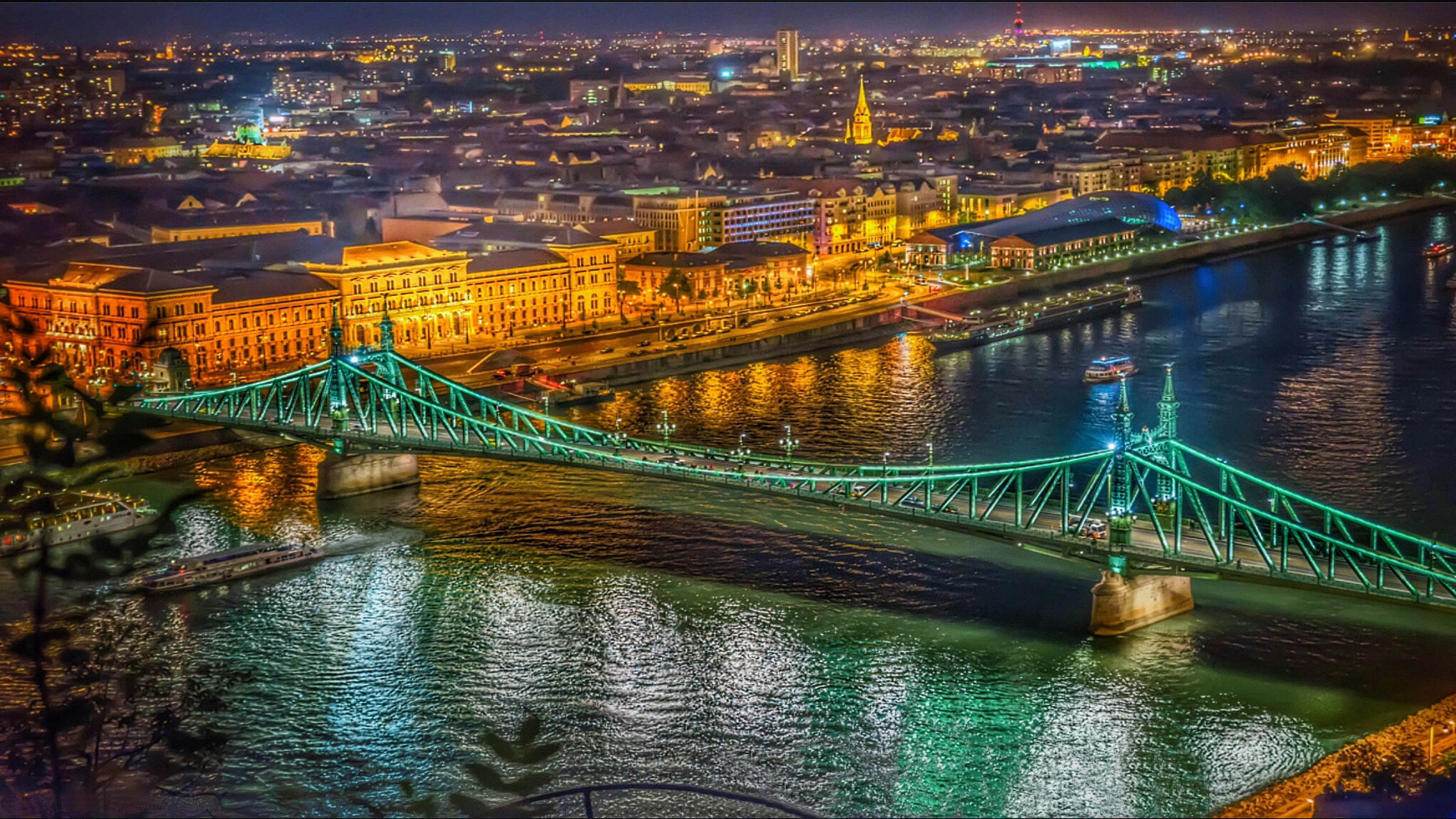 Freedom Bridge, Budapest Wallpaper, 3840x2160 4K Desktop