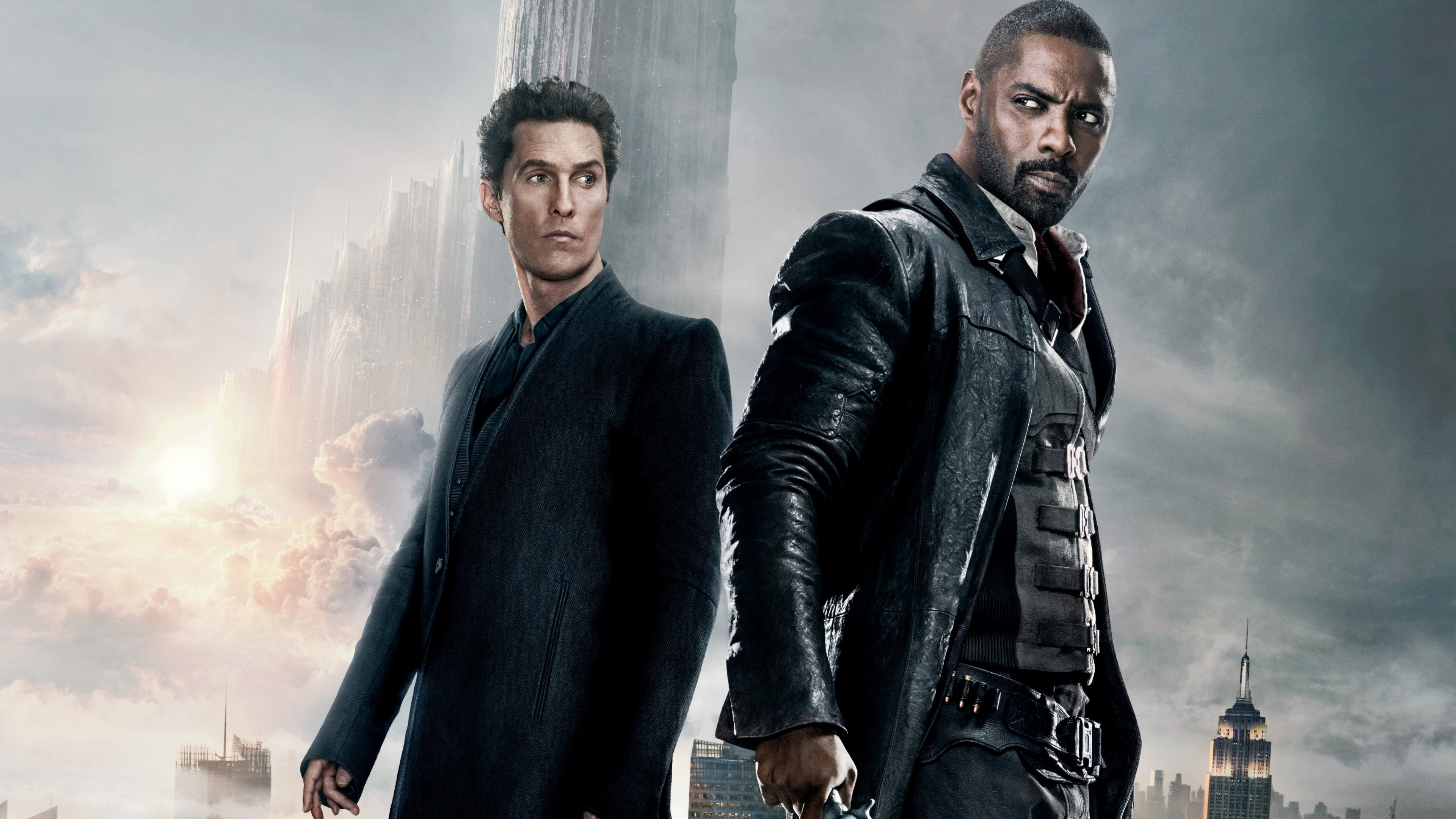 Matthew McConaughey, The Dark Tower, Idris Elba, Movies, 3840x2160 4K Desktop