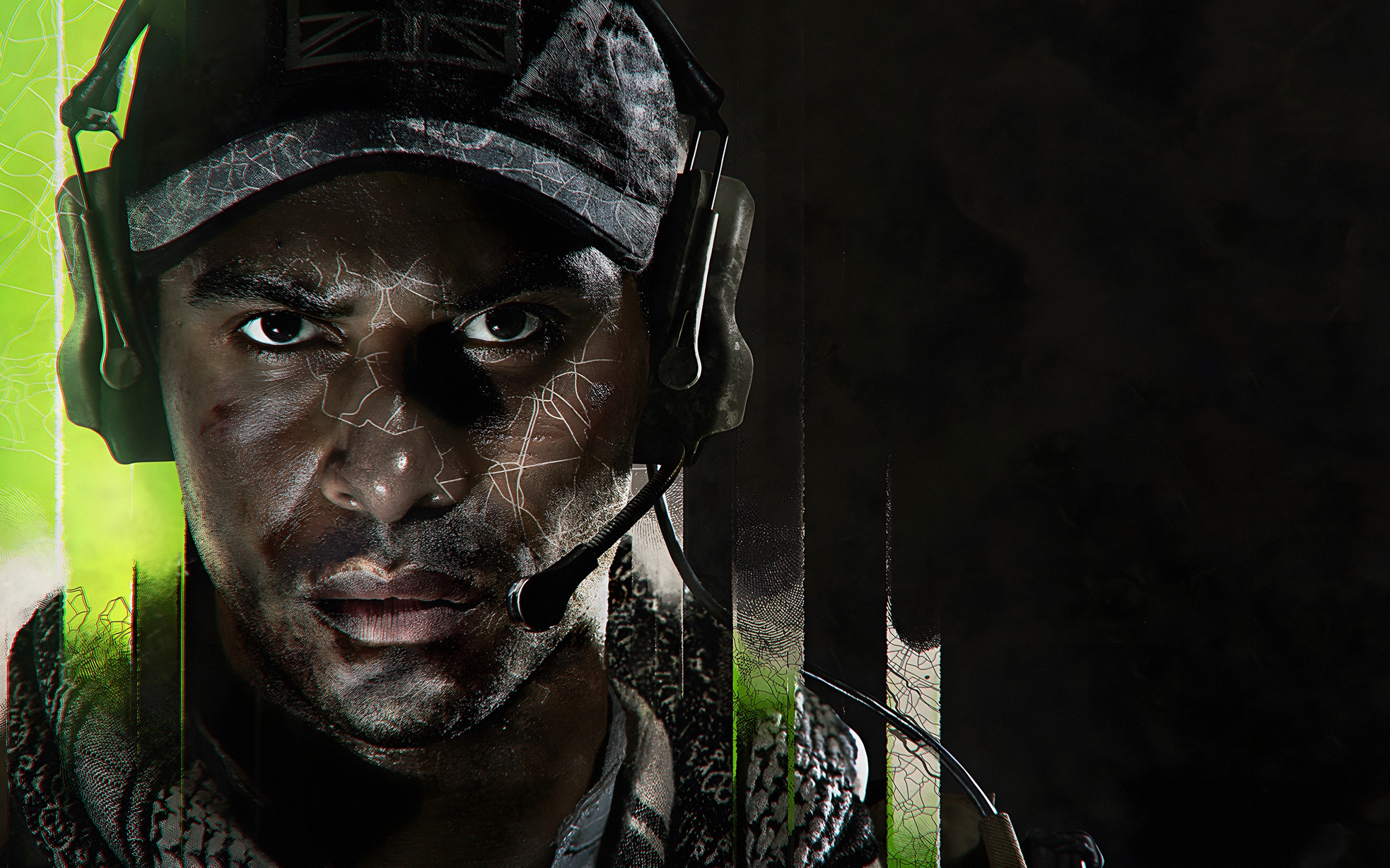 Kyle 'Gaz' Garrick, Tactical communications headset, Call of Duty: Modern Warfare II, HD Desktop wallpaper