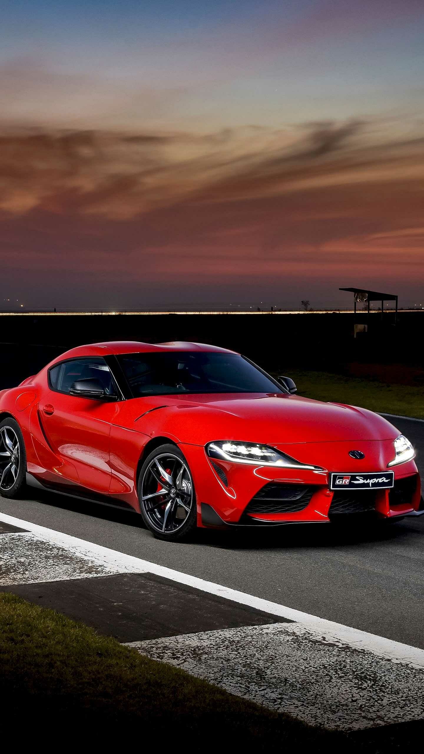 Toyota Supra wallpaper, Striking design, High-performance machine, Racing heritage, 1440x2560 HD Phone