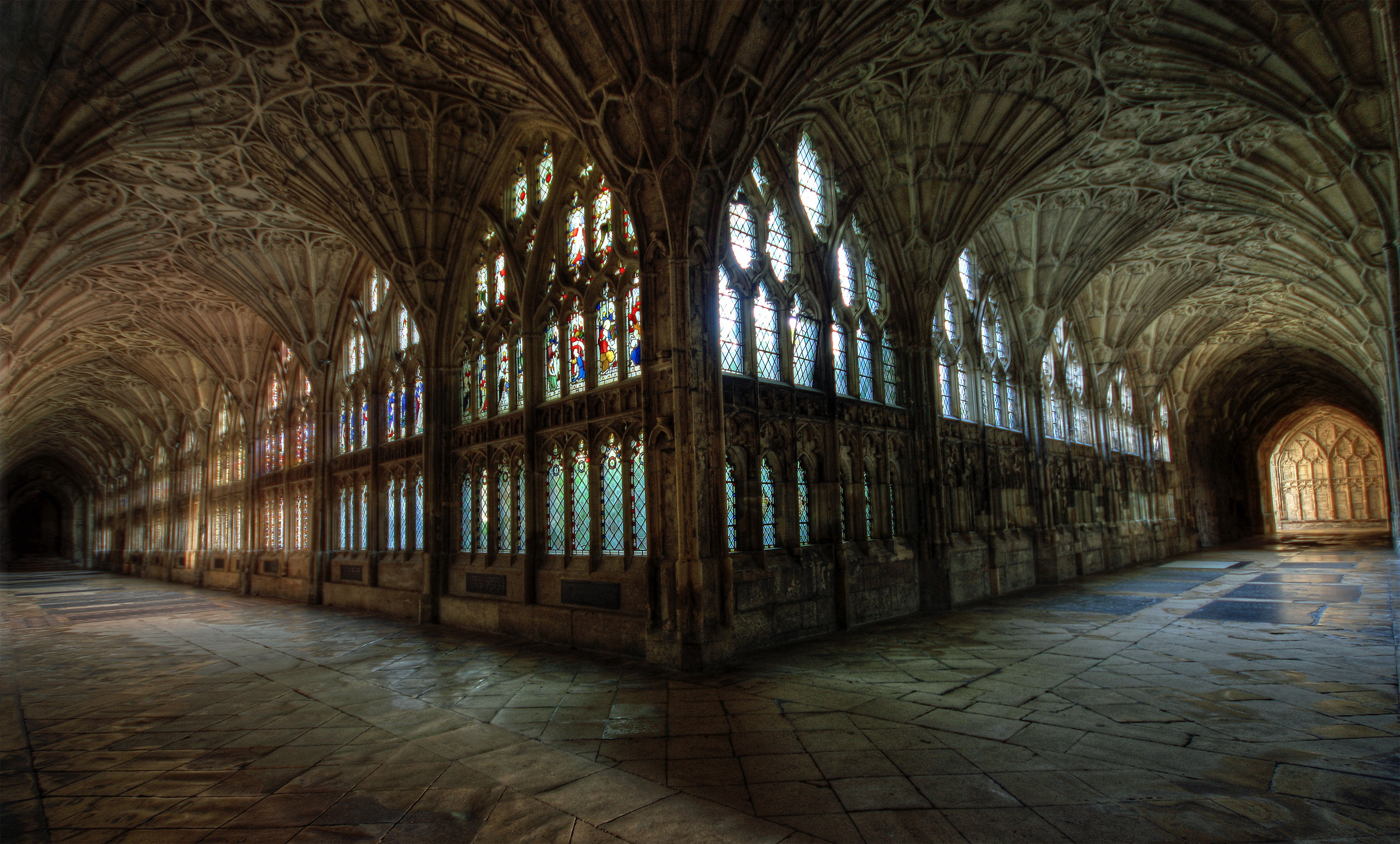Gothic Architecture, Arch medieval, Cathedral structure, Crypt abbey, 3550x2140 HD Desktop