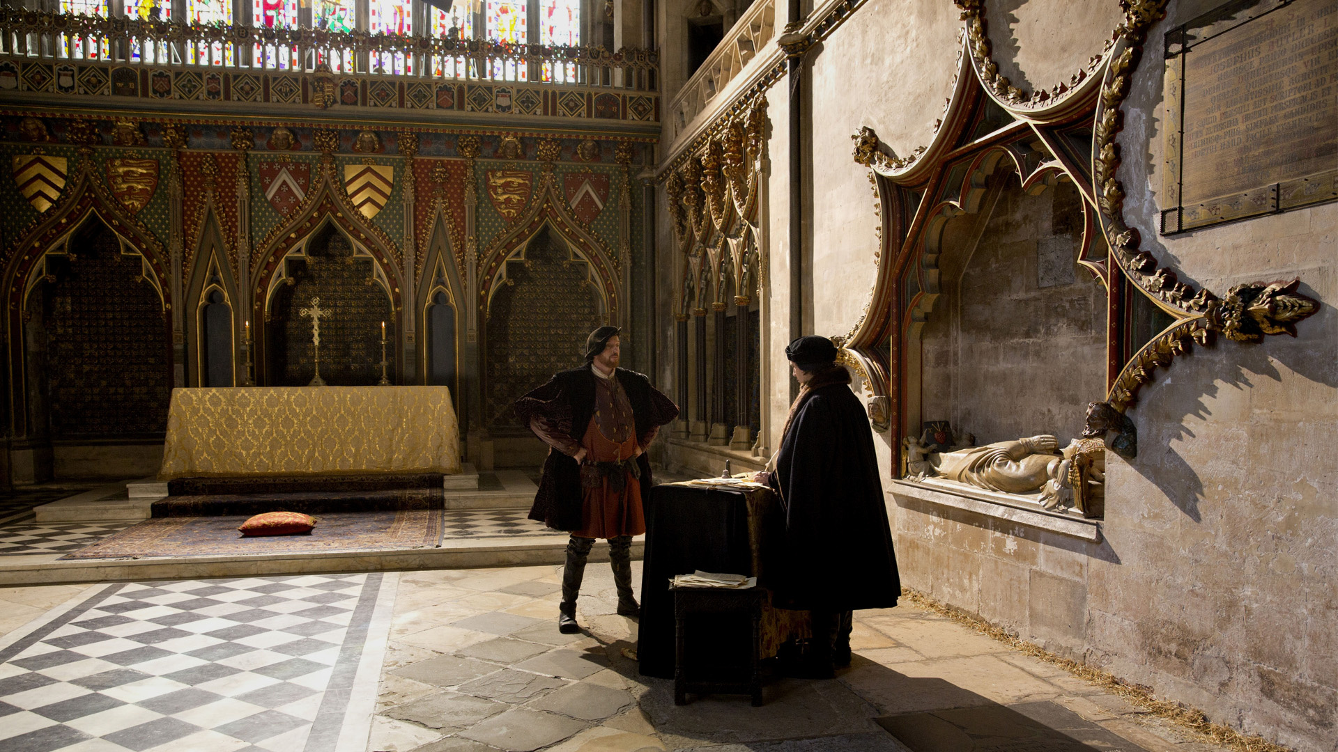 Wolf Hall, Atmospheric TV series, Intriguing historical drama, Portraits of Tudor figures, 1920x1080 Full HD Desktop