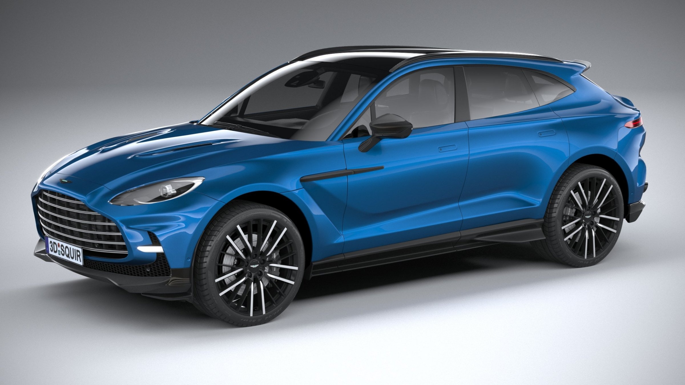SQUIR 3D Model, Aston Martin DBX707 Wallpaper, 2400x1350 HD Desktop
