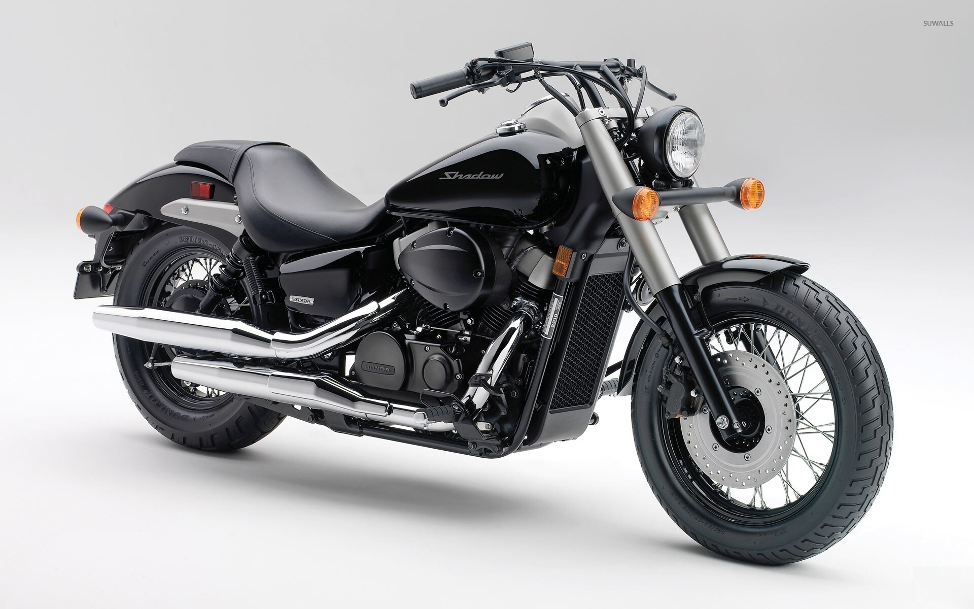 Honda Shadow Phantom, Motorcycle wallpapers, Dark and mysterious, Cruiser style, 1920x1200 HD Desktop