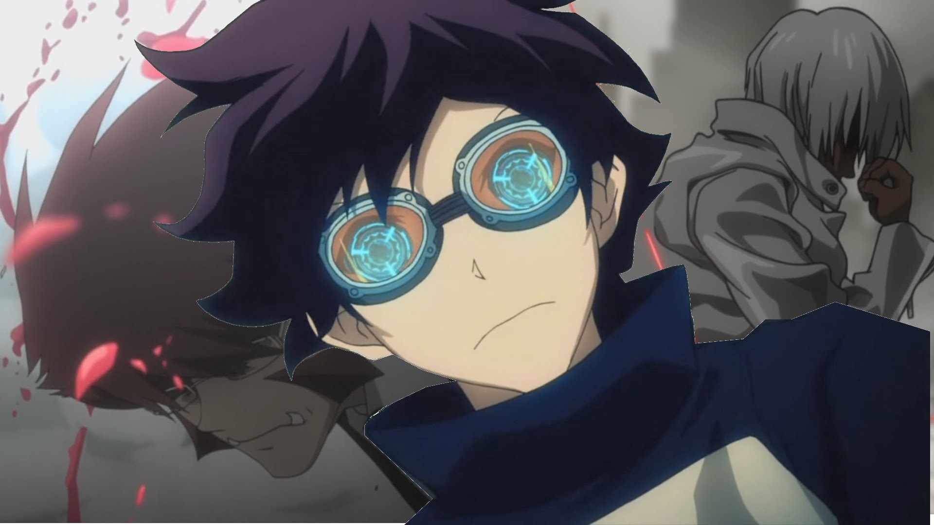 Kekkai Sensen (Anime), Urban cityscape, Rubble and destruction, Anime wallpaper, 1920x1080 Full HD Desktop