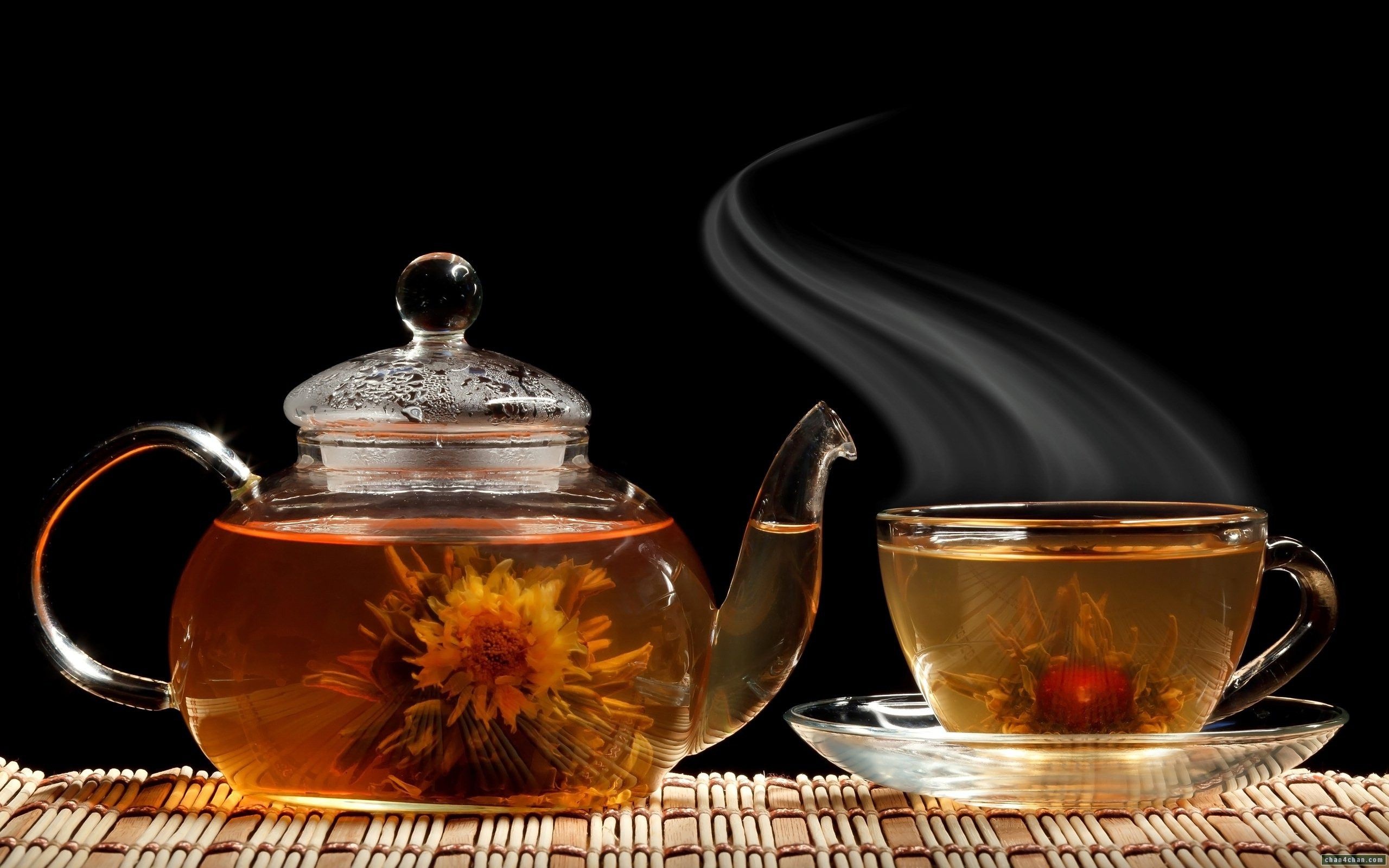 Herb flower, Teapots Wallpaper, 2560x1600 HD Desktop