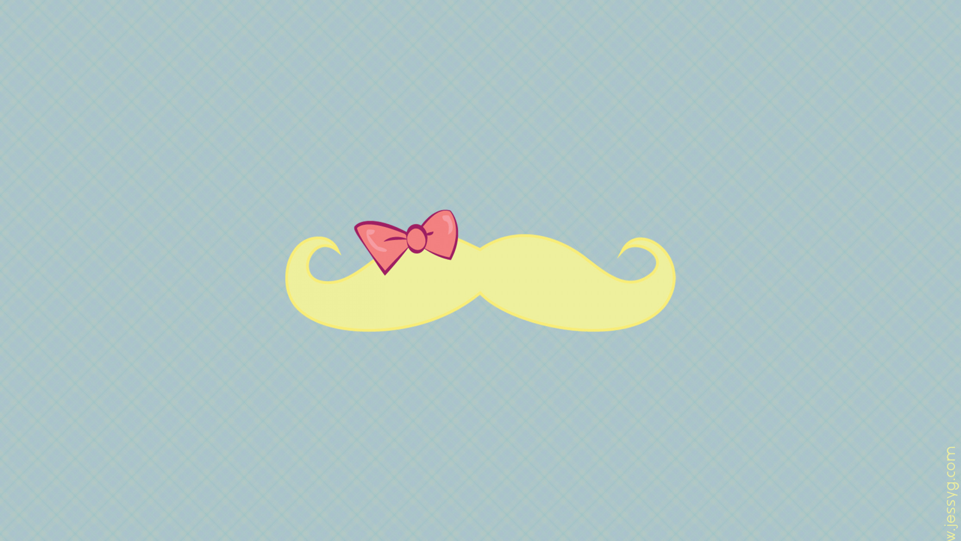 Galaxy Mustache, Cute vibes, Whimsical patterns, Playful wallpaper, 1920x1080 Full HD Desktop