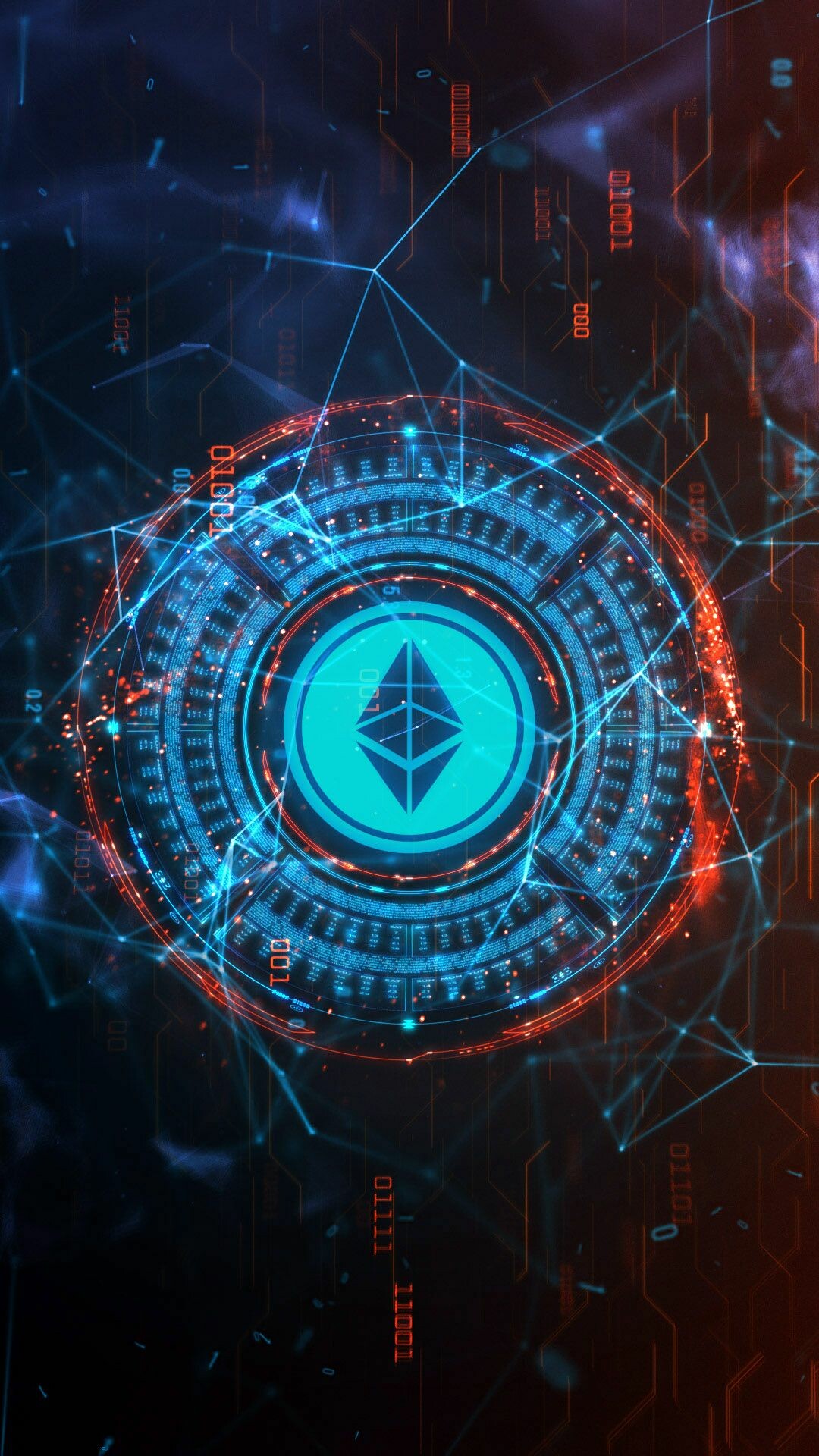 Ethereum live wallpaper, High-tech backgrounds, 1080x1920 Full HD Phone