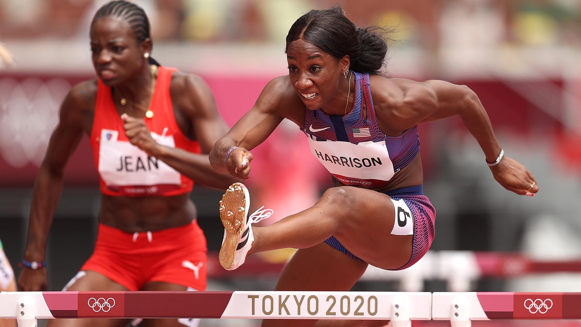 Kendra Harrison, Hurdles gold dash, World record holder, Sprinter, 1920x1080 Full HD Desktop