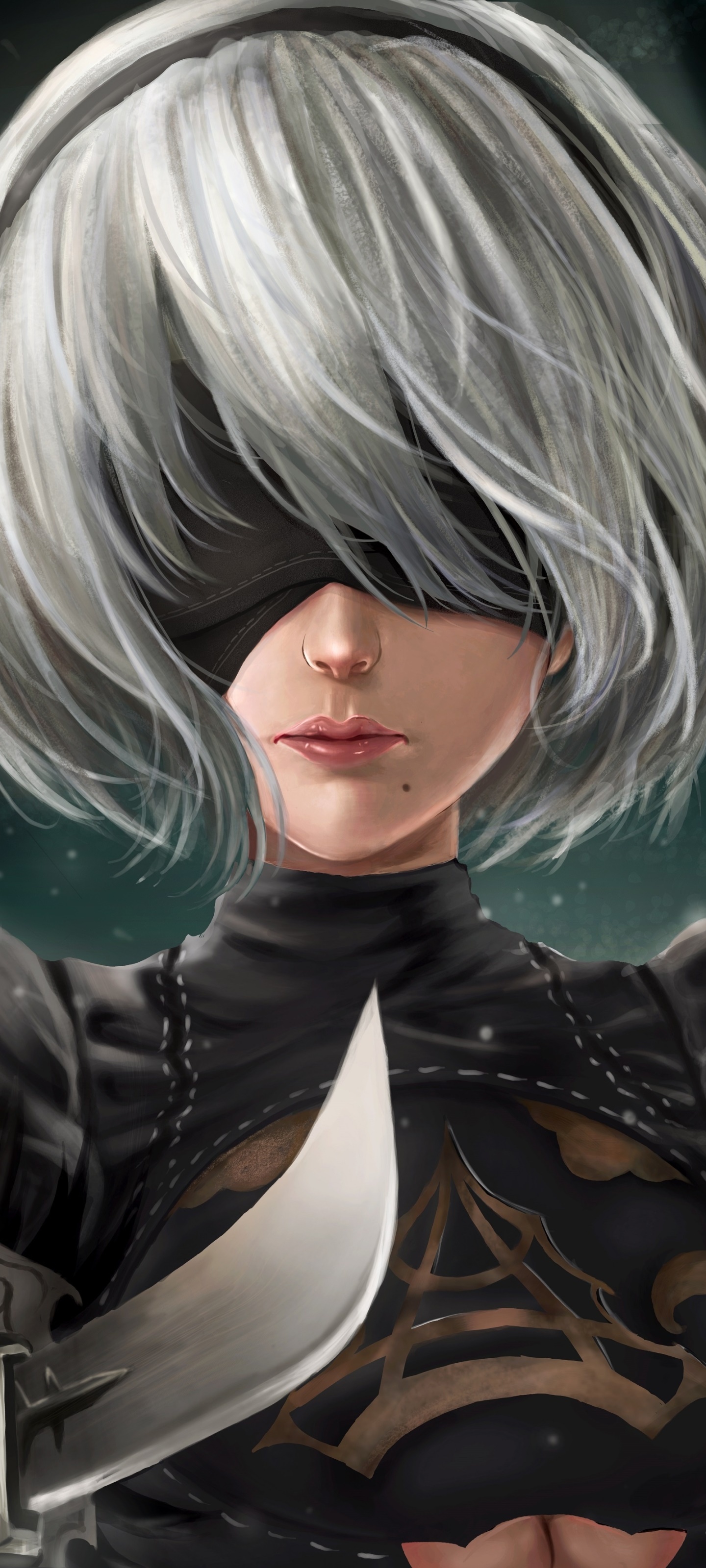 YoRHa No.2 Type B, NieR:Automata, Virtuous Contract katana, HD Phone wallpaper