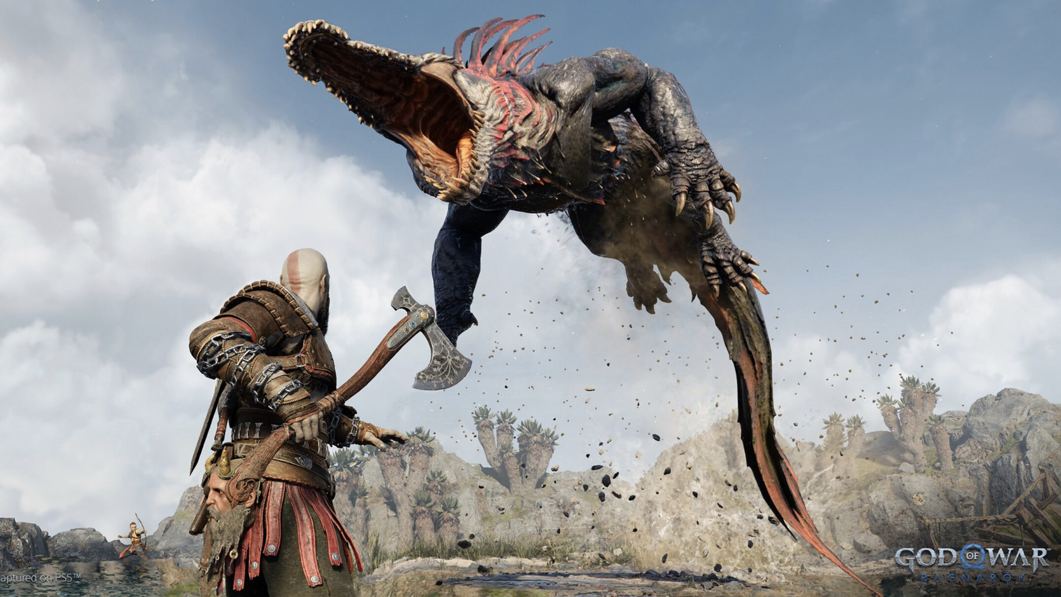 God of War: Ragnarok, Legendary characters, Thor's might, Astonishing portrayal, 2160x1220 HD Desktop