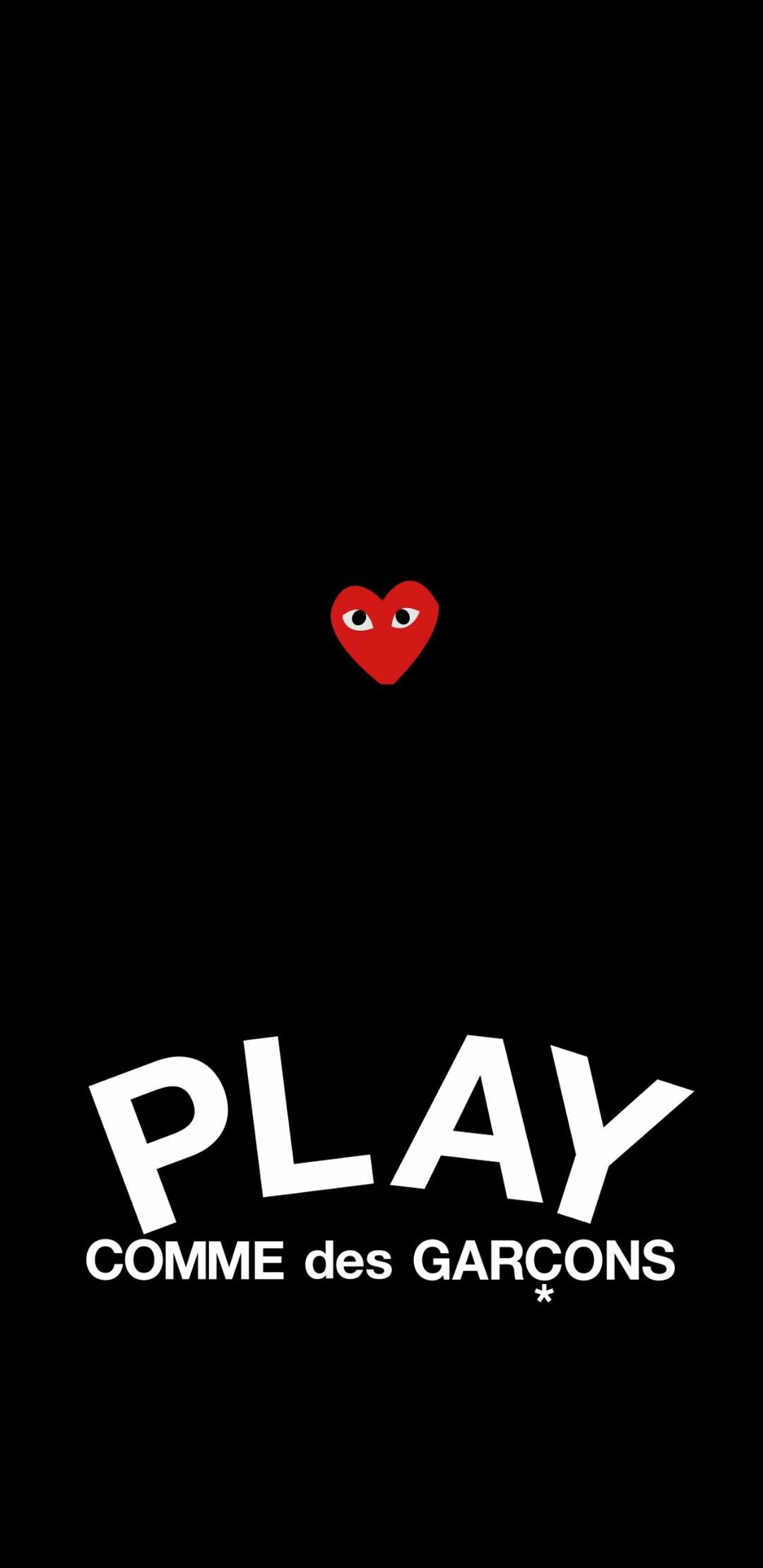 Comme des garcons play iphone wallpaper best sale