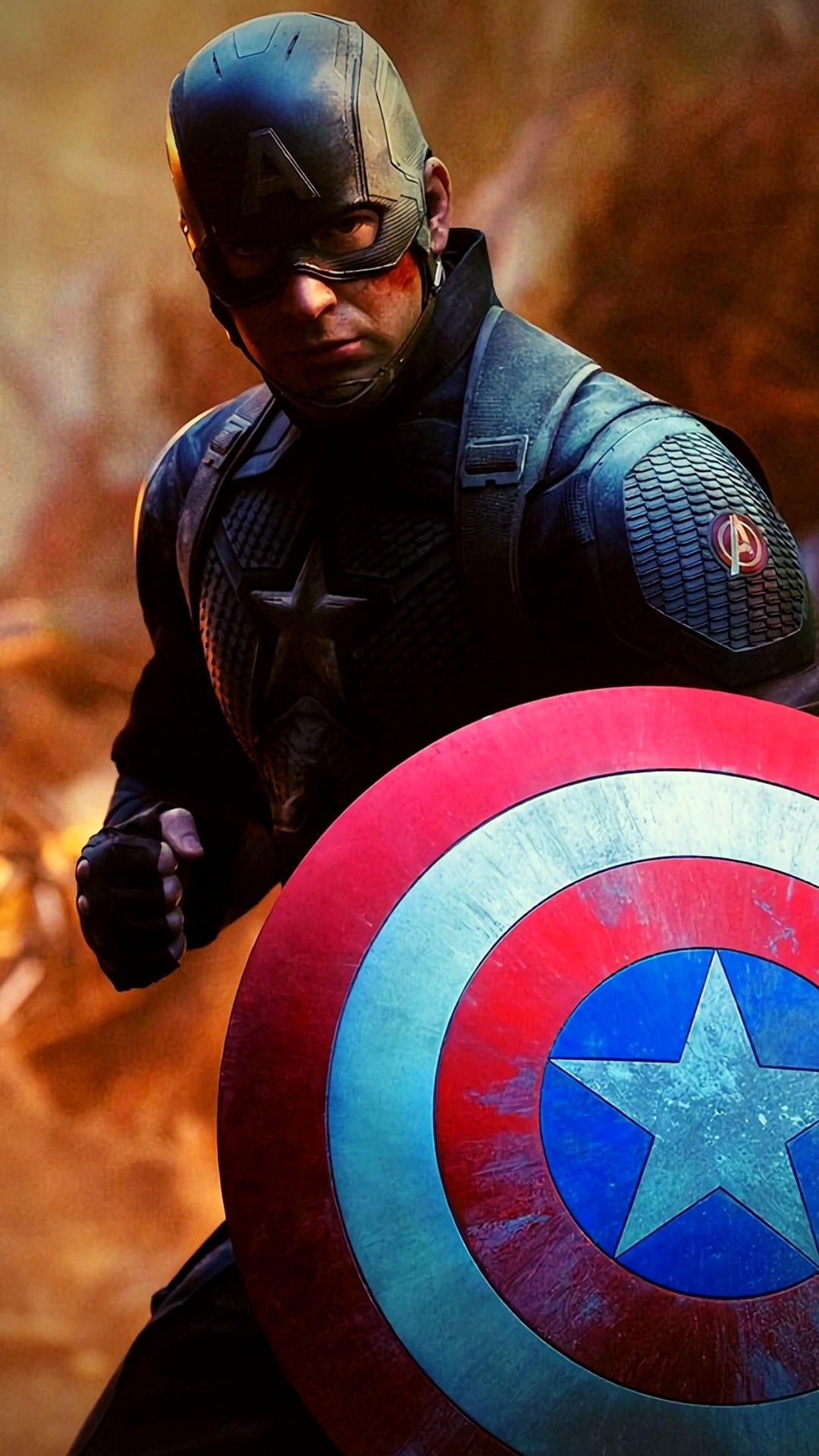Captain america endgame hd, Wallpaper free download, Emotional farewell, Hero's legacy, 1080x1920 Full HD Phone