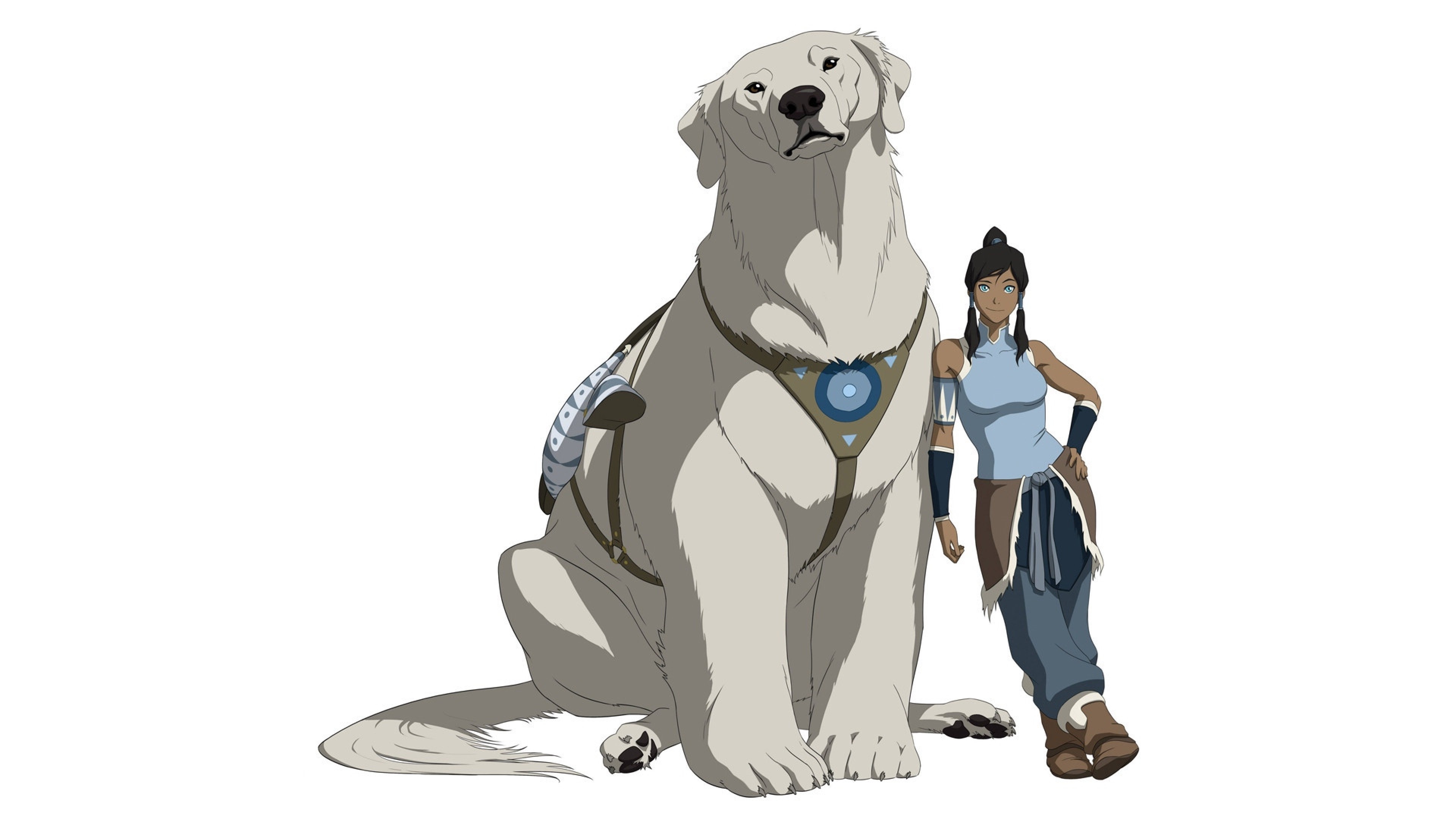 Korra (Anime), Legend continuation, Vibrant animation, Epic battles, 3840x2160 4K Desktop