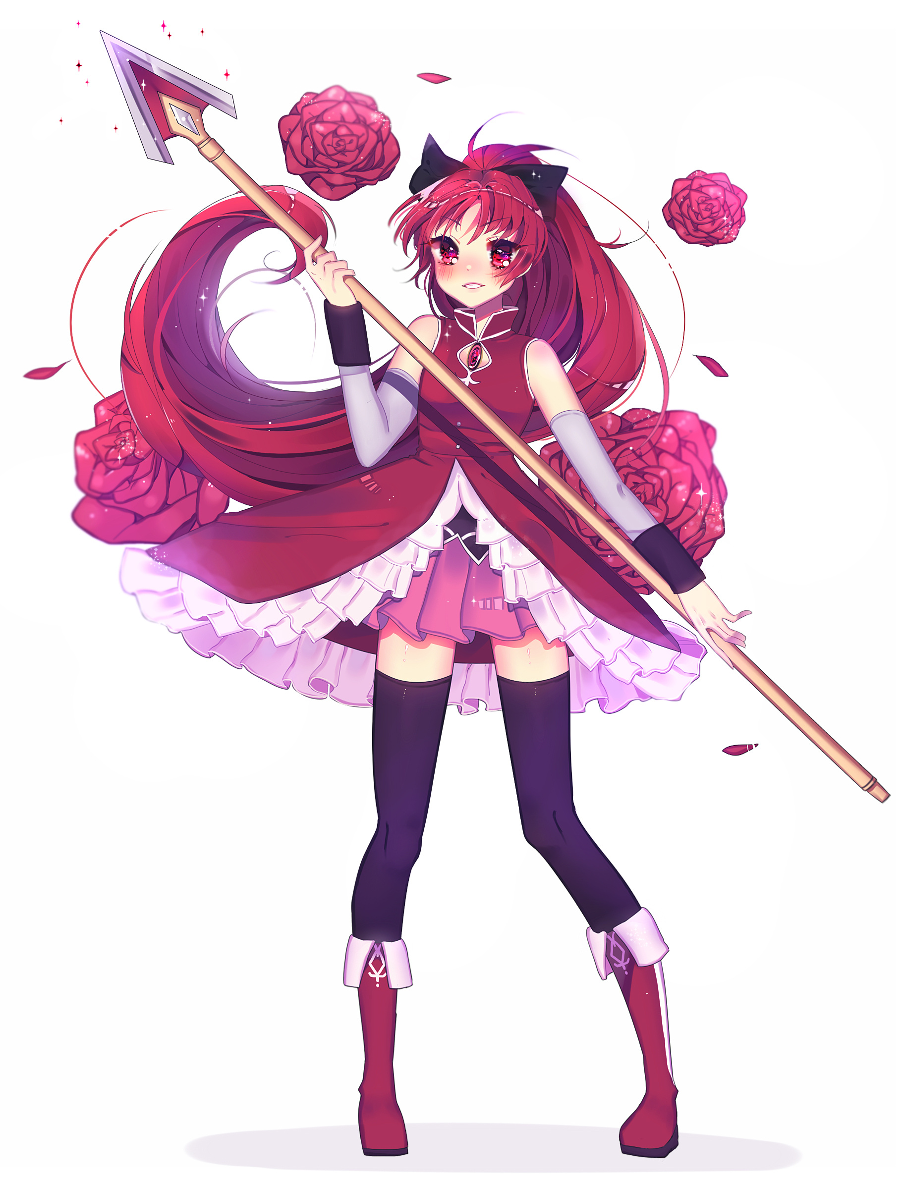 Kyoko Sakura, Puella Magi Madoka Magica, Anime, Sakura, 1830x2400 HD Phone