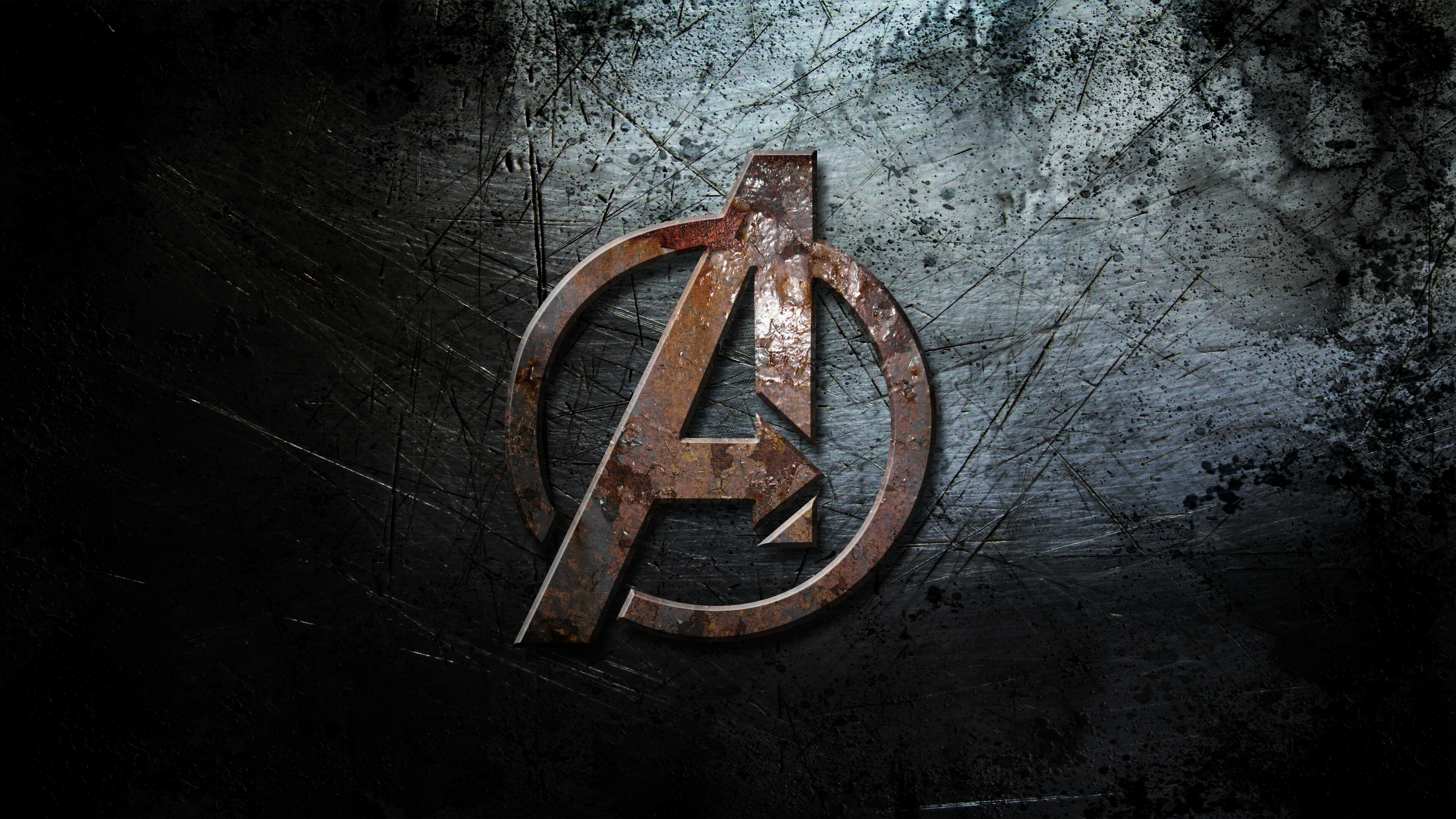 Avengers logo, 4K UHD wallpaper, Iconic symbol, Marvel fandom, 3840x2160 4K Desktop