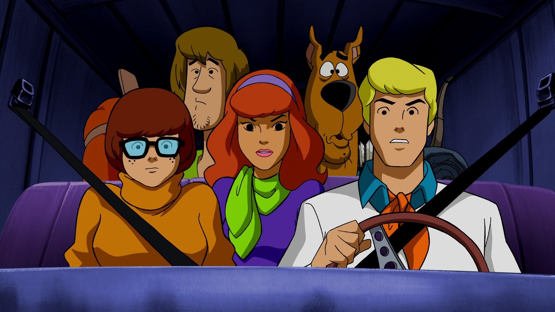 Scooby Doo, Cartoon, Mystery Machine, Shaggy, Animation, Full HD Desktop wallpaper