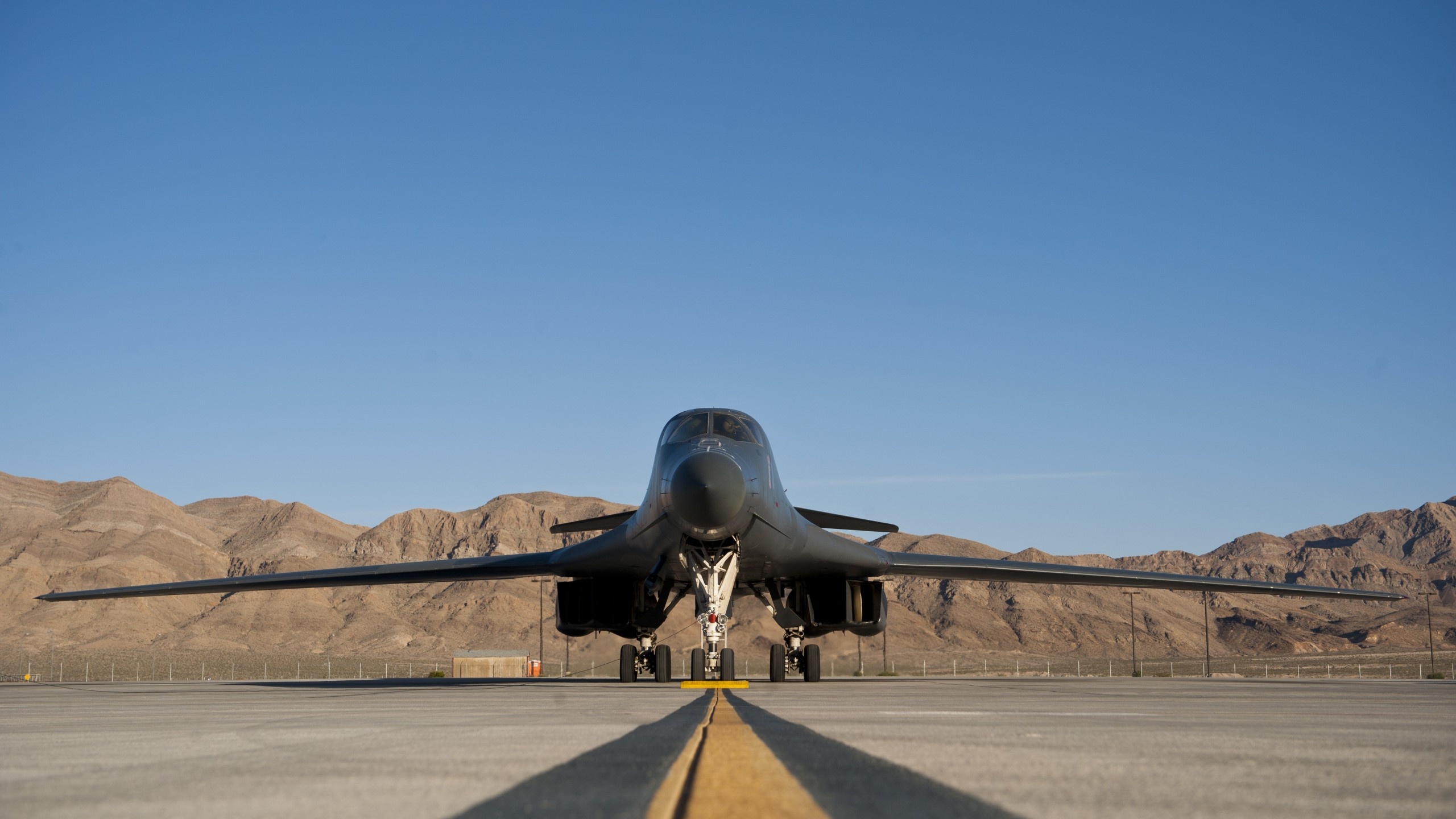 Rockwell B-1 Lancer, wallpaper, rockwell b 1 lancerr, fighter aircraft, 2560x1440 HD Desktop